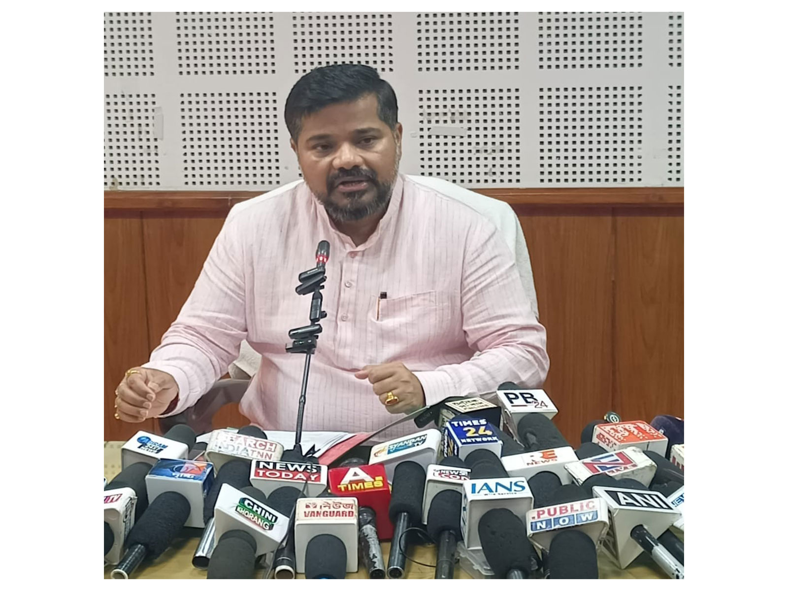 Tripura Minister Sushanta Chowdhury (Photo/ANI) Tripura Minister Sushanta Chowdhury (Photo/ANI)