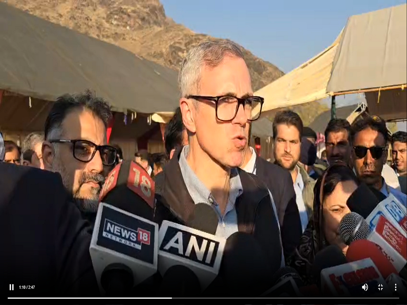 J-K Chief Minister Omar Abdullah (Photo/ANI)