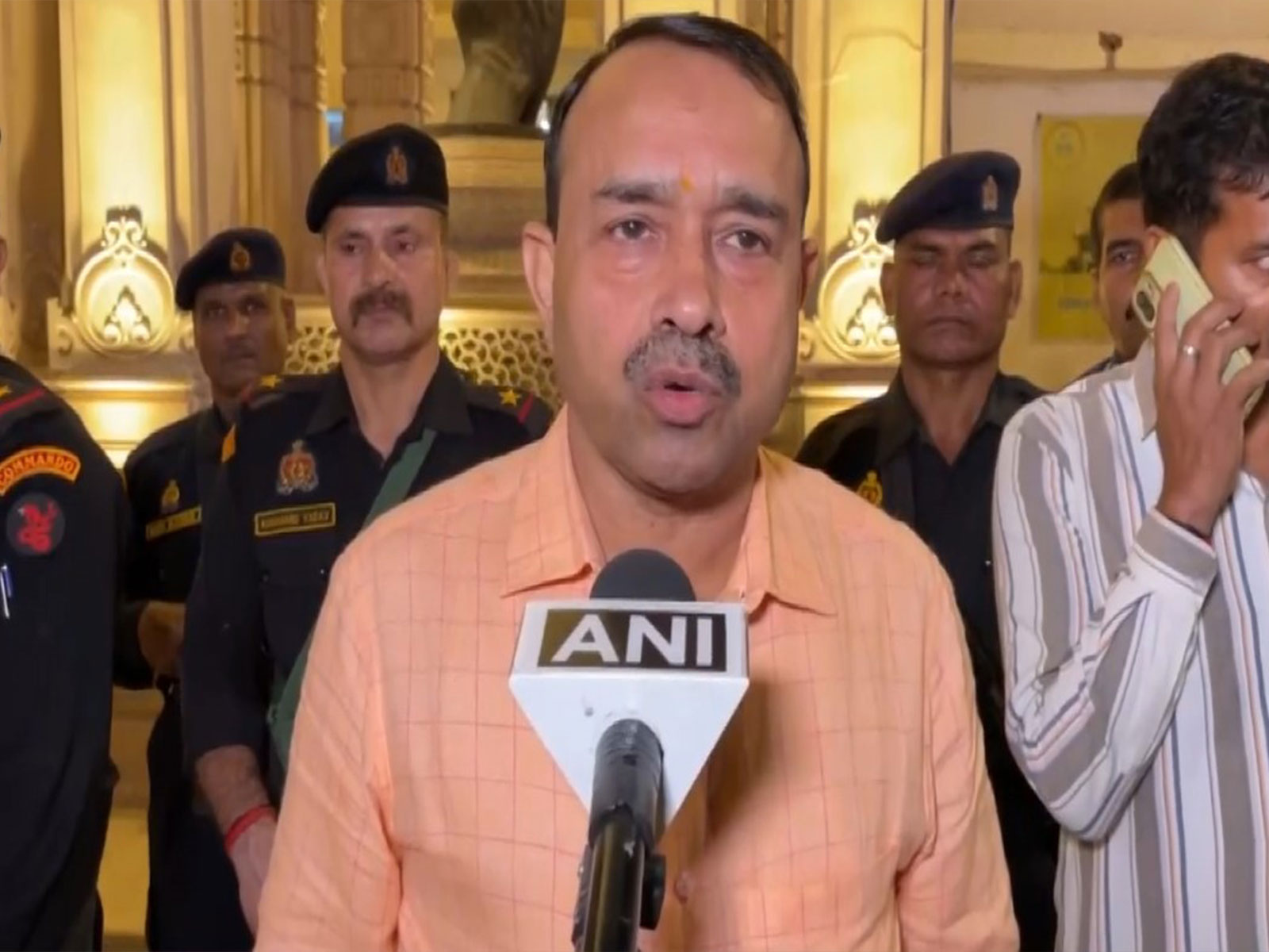 Superintendent of Police (Security) Balramchari Dubey (Photo/ANI) Superintendent of Police (Security) Balramchari Dubey (Photo/ANI)