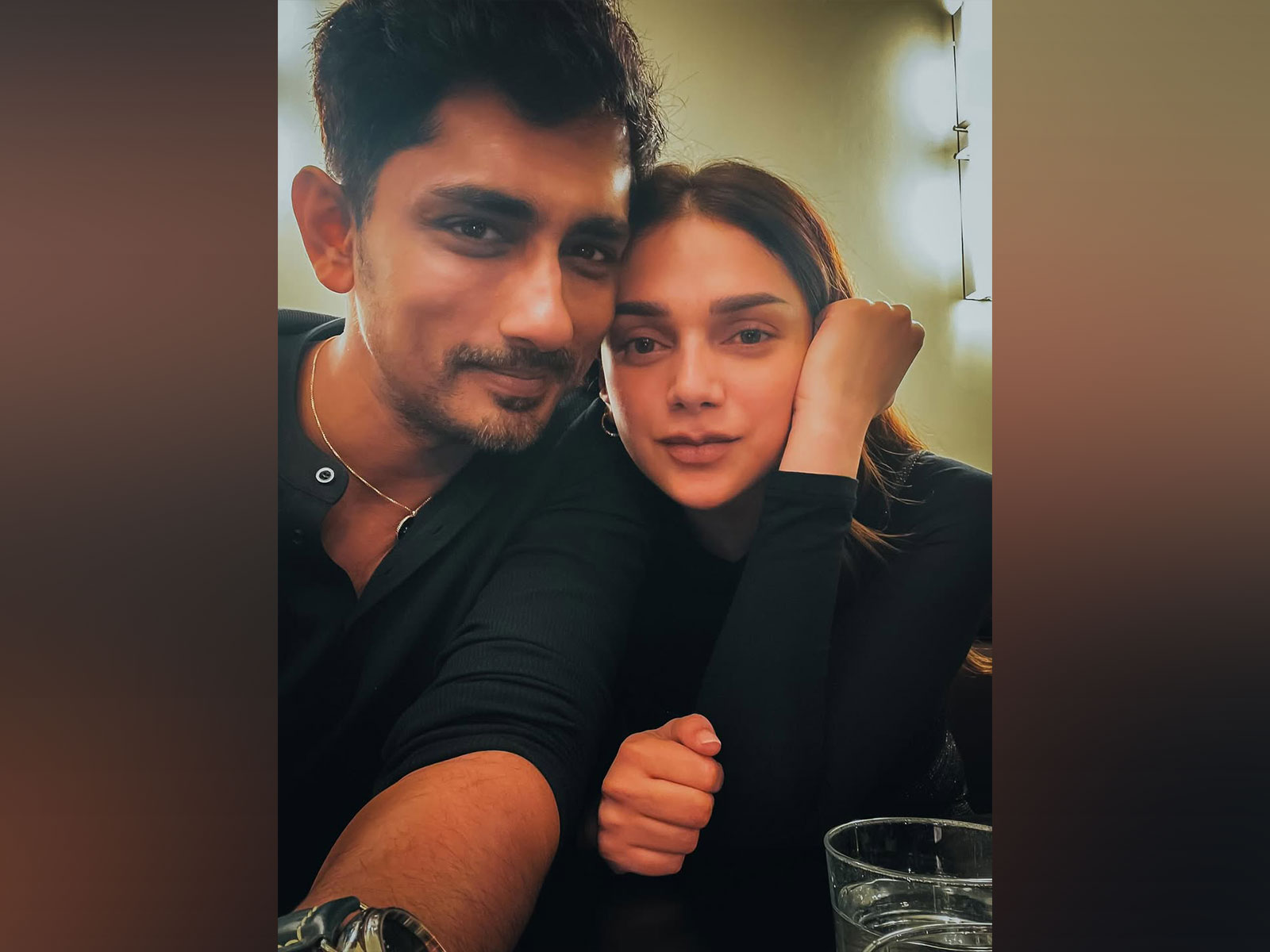 Couple Aditi Rao Hydari and Siddharth (Image source: Siddharth's Instagram) Couple Aditi Rao Hydari and Siddharth (Image source: Siddharth's Instagram)