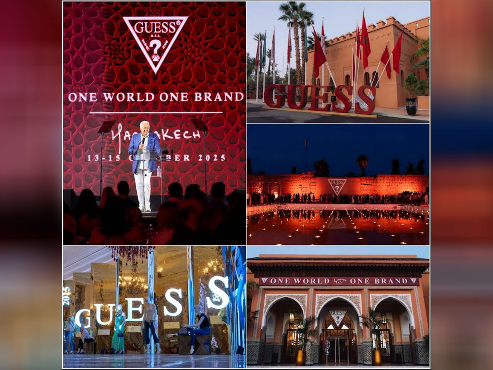 Global Fashion Brand GUESS Celebrates 45 Year Anniversary with “One World, One Brand” Conference in Marrakesh Global Fashion Brand GUESS Celebrates 45 Year Anniversary with “One World, One Brand” Conference in Marrakesh
