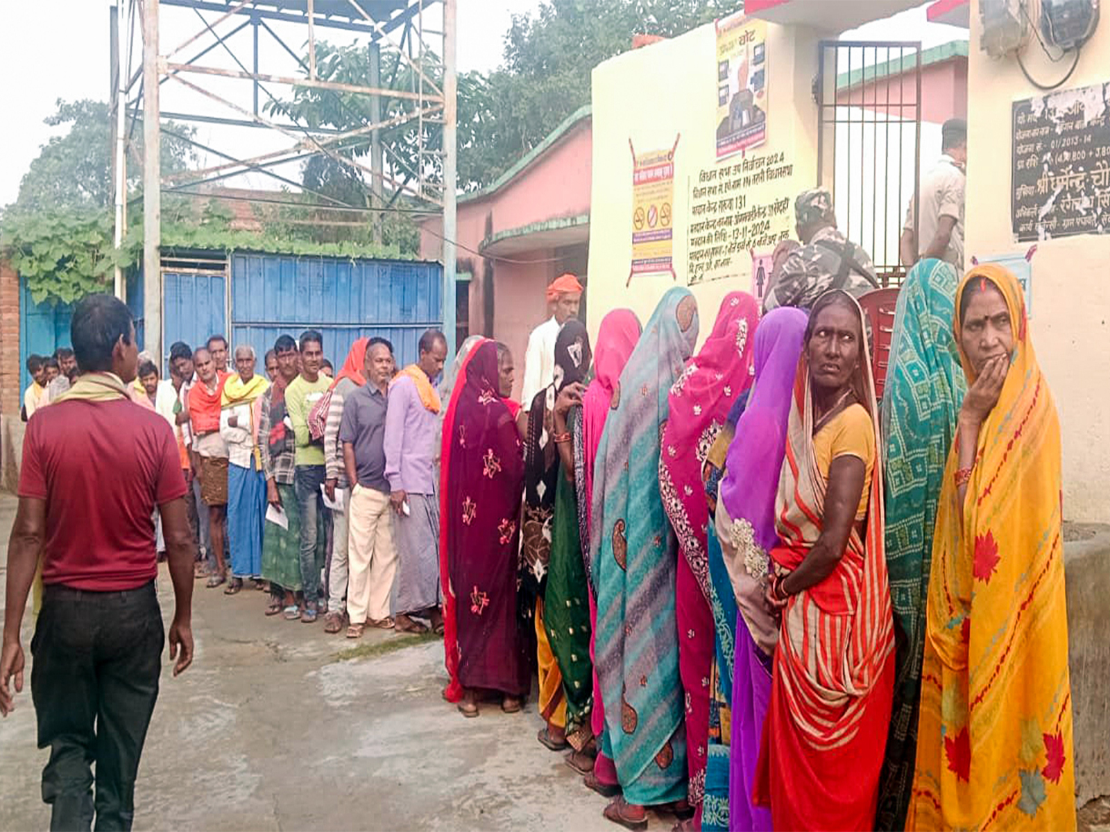 Voters wait in queues to cast their votes (Representative Photo/ANI)