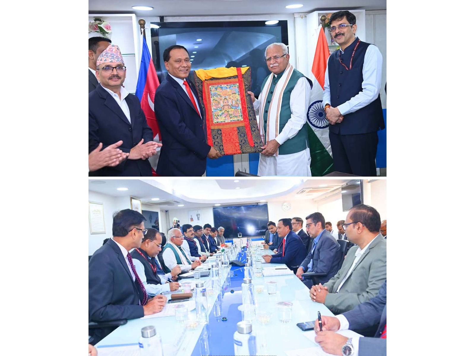 India agrees to implement two new high-voltage cross-border power transmission lines in Nepal (Photo: X@officeofmlk) India agrees to implement two new high-voltage cross-border power transmission lines in Nepal (Photo: X@officeofmlk)