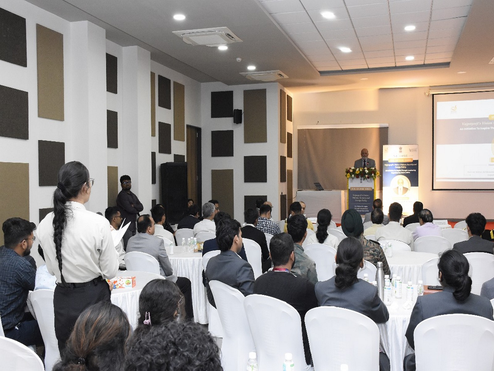 Second session of 'Atal Sansmaran Vyakhyanmala' underway (Atal Remembrance Lecture Series) organised at SPIPA, Gandhinagar (Photo/Gujarat CMO)