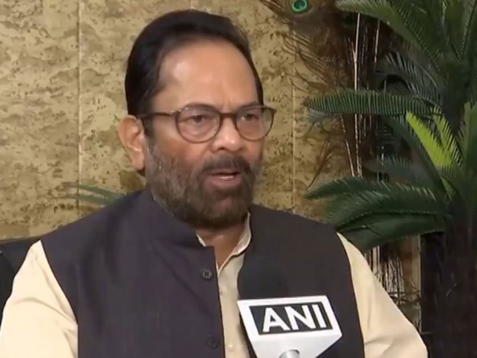BJP leader Mukhtar Abbas Naqvi (Photo/ANI)