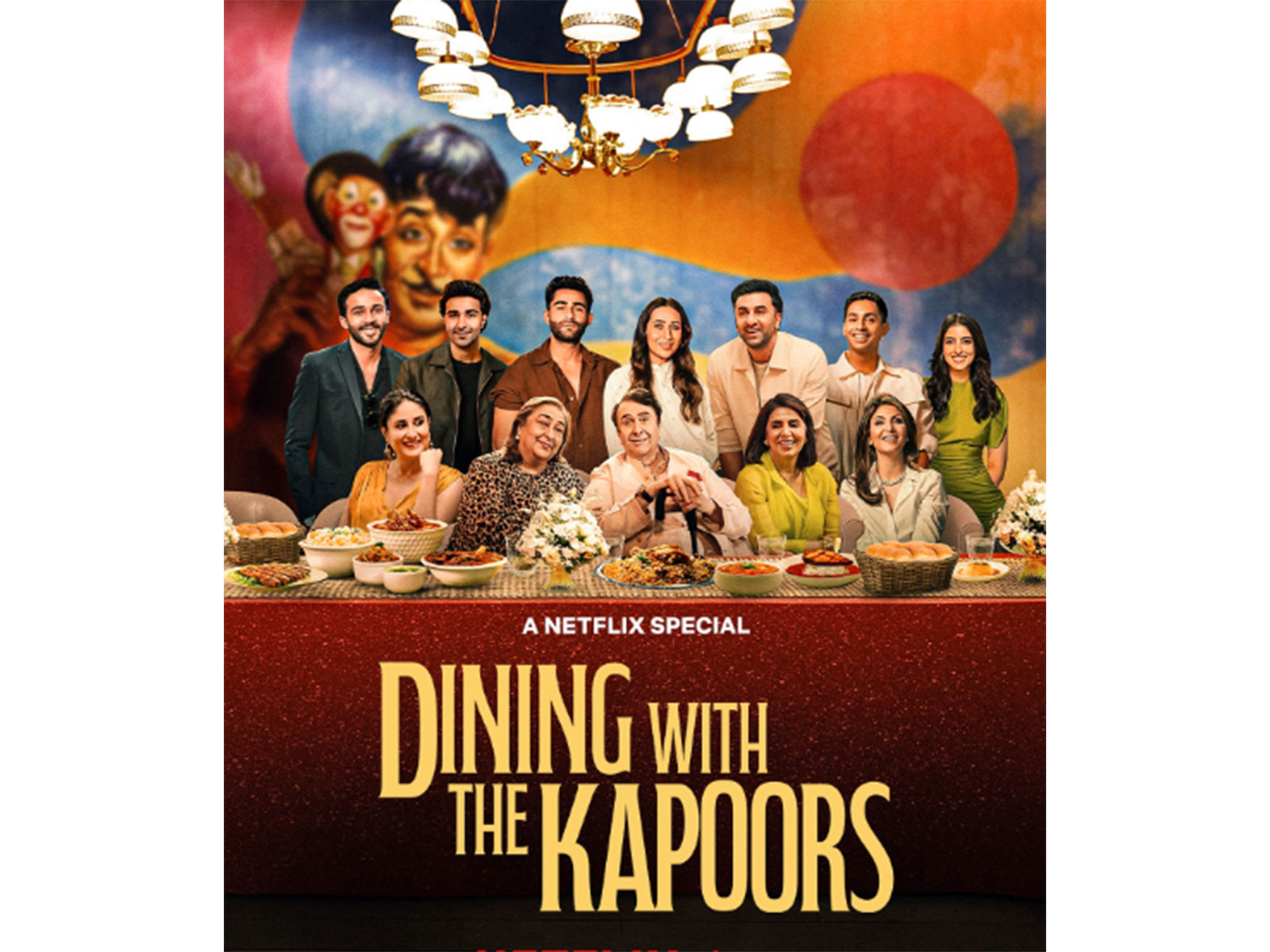 Poster for Dining With The Kapoors (Photo/instagram/@netflix_in ) Poster for Dining With The Kapoors (Photo/instagram/@netflix_in )