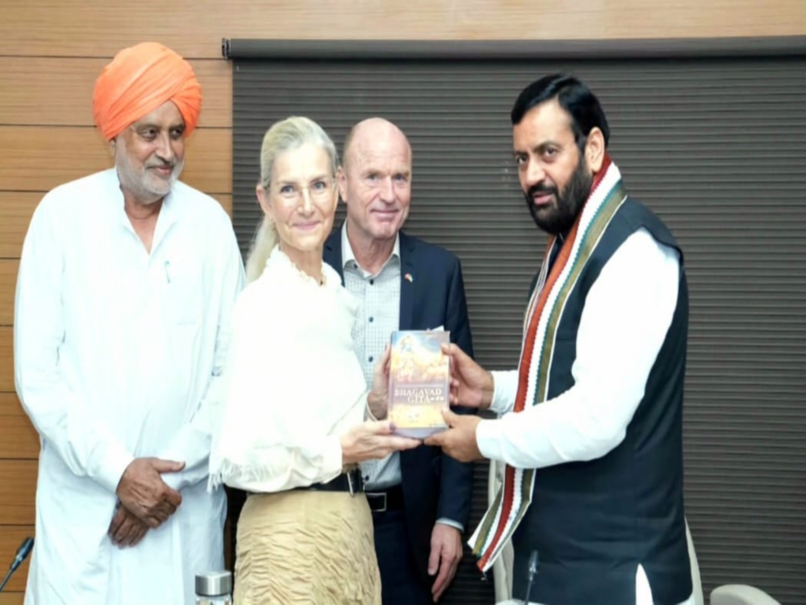 Haryana Chief Minister Nayab Singh Saini with Denmark delegation (Photo: X@NayabSainiBJP) Haryana Chief Minister Nayab Singh Saini with Denmark delegation (Photo: X@NayabSainiBJP)