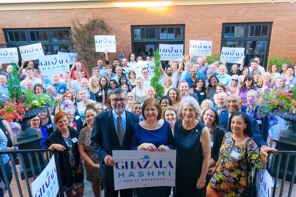 First Indian American, first Muslim woman, Ghazala…