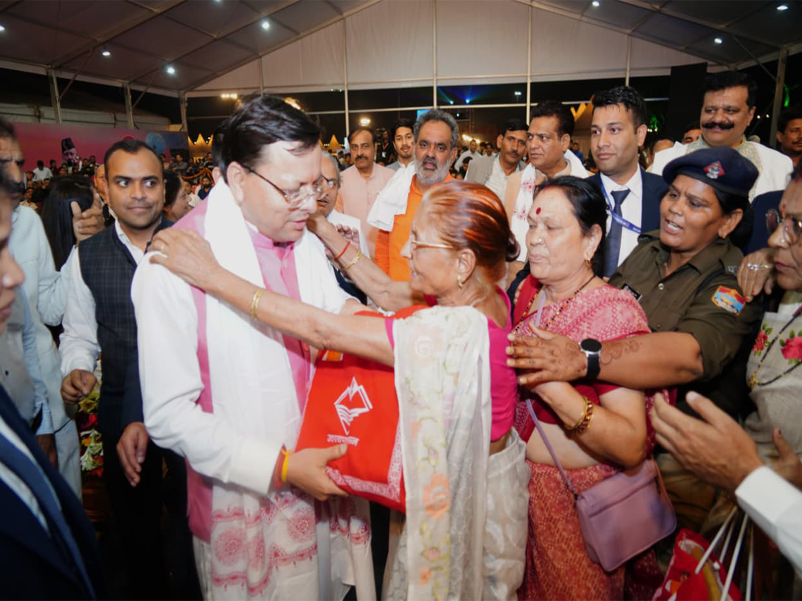 Uttarakhand Chief Minister Pushkar Singh Dhami participated in the event (Photo/ANI) Uttarakhand Chief Minister Pushkar Singh Dhami participated in the event (Photo/ANI)