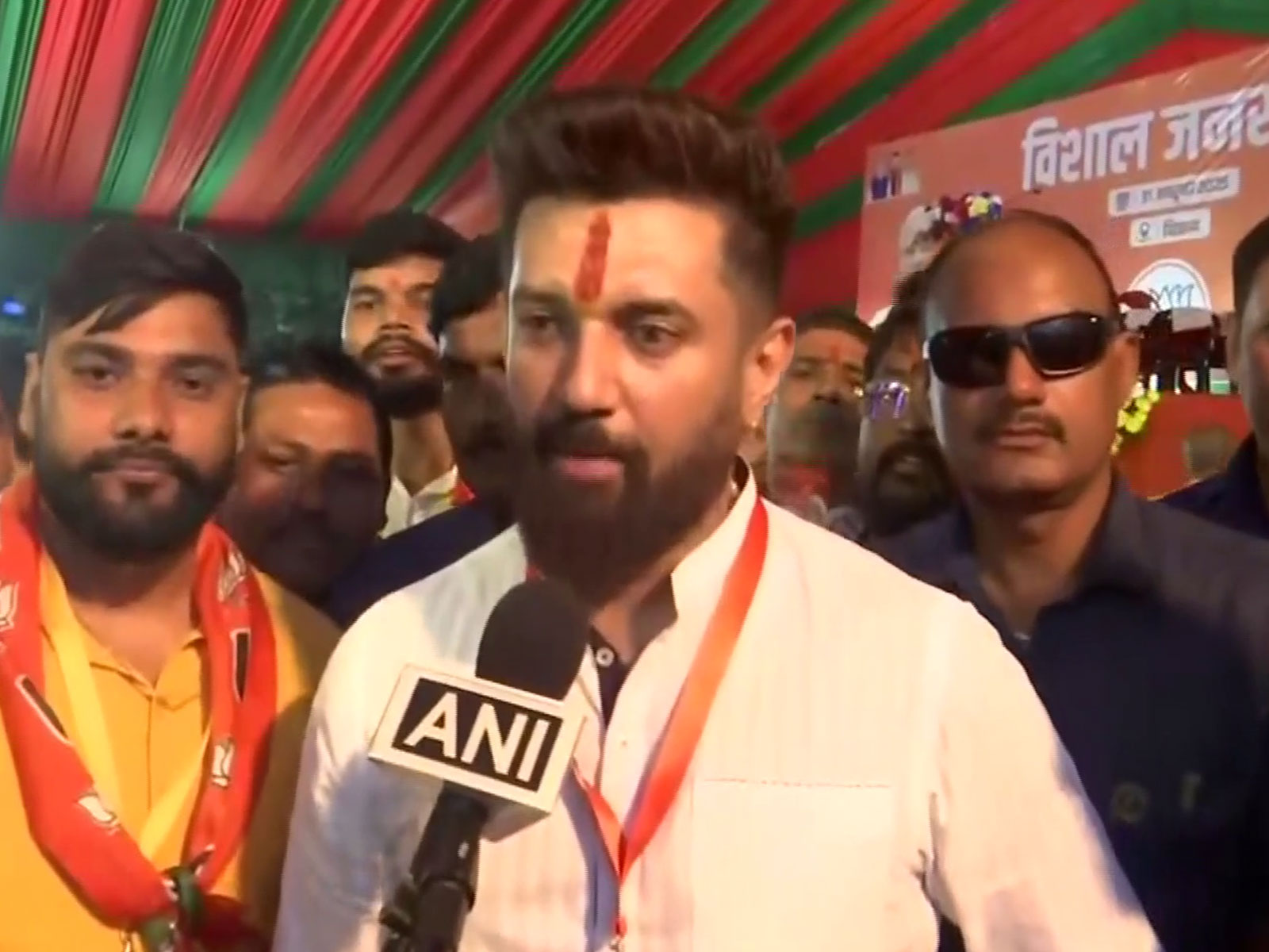 Union Minister and LJP (Ram Vilas) chief Chirag Paswan. (Photo/ANI)