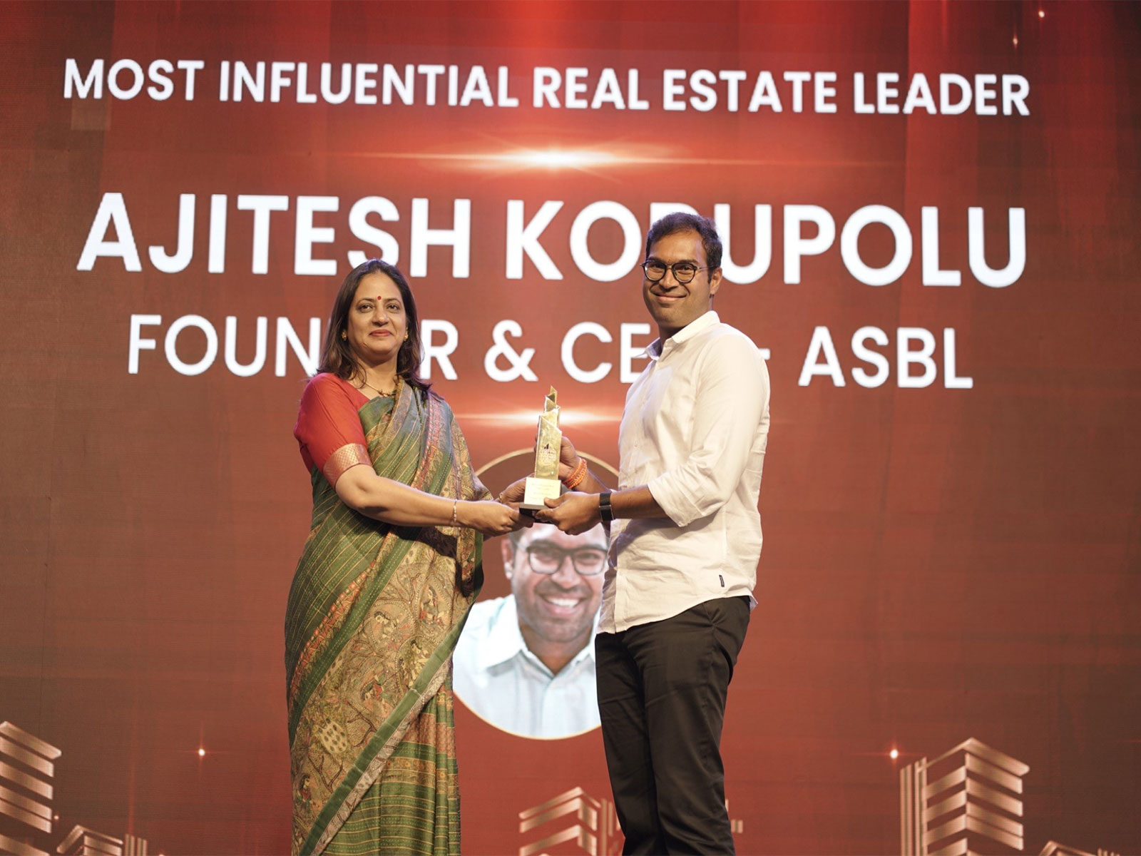 Ajitesh Korupolu - Founder & CEO, ASBL at The ET Now Realty Conclave & Awards 2025 - South Edition Ajitesh Korupolu - Founder & CEO, ASBL at The ET Now Realty Conclave & Awards 2025 - South Edition