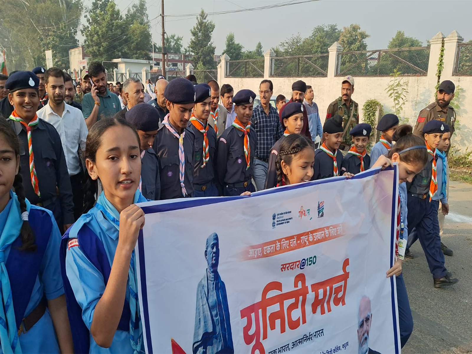 District Administration Kathua organises Padayatra (Photo/ANI) District Administration Kathua organises Padayatra (Photo/ANI)