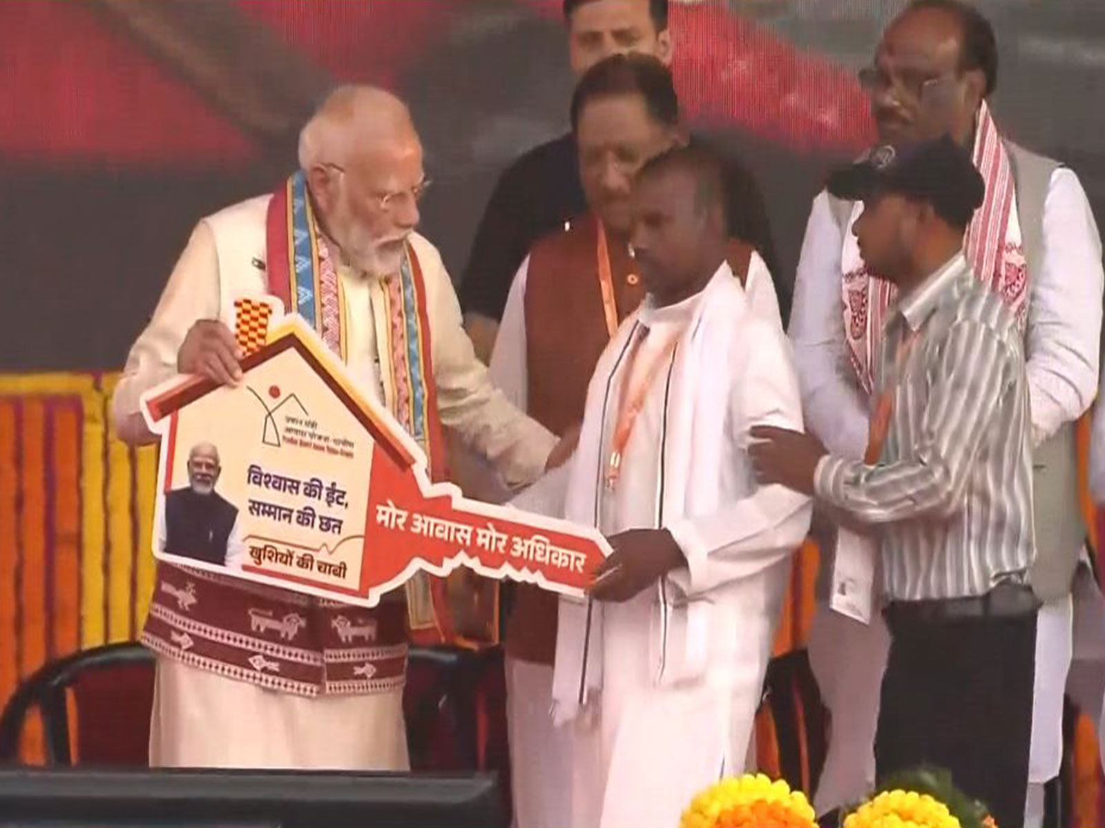 Prime Minister Narendra Modi unveiled development projects in Chhattisgarh( Photo/ANI) Prime Minister Narendra Modi unveiled development projects in Chhattisgarh( Photo/ANI)