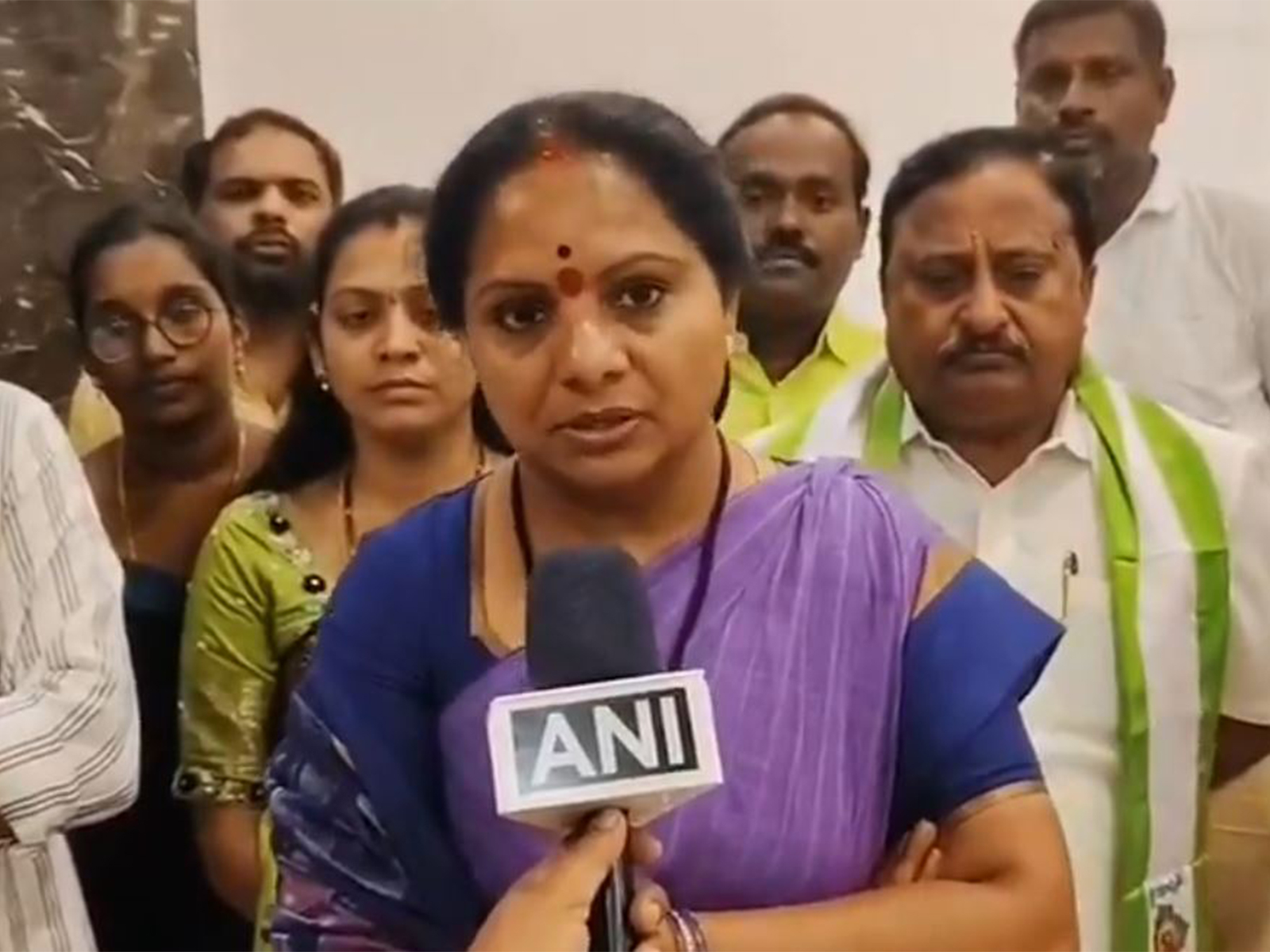 Telangana Jagruti President K Kavitha (Photo/ANI) Telangana Jagruti President K Kavitha (Photo/ANI)