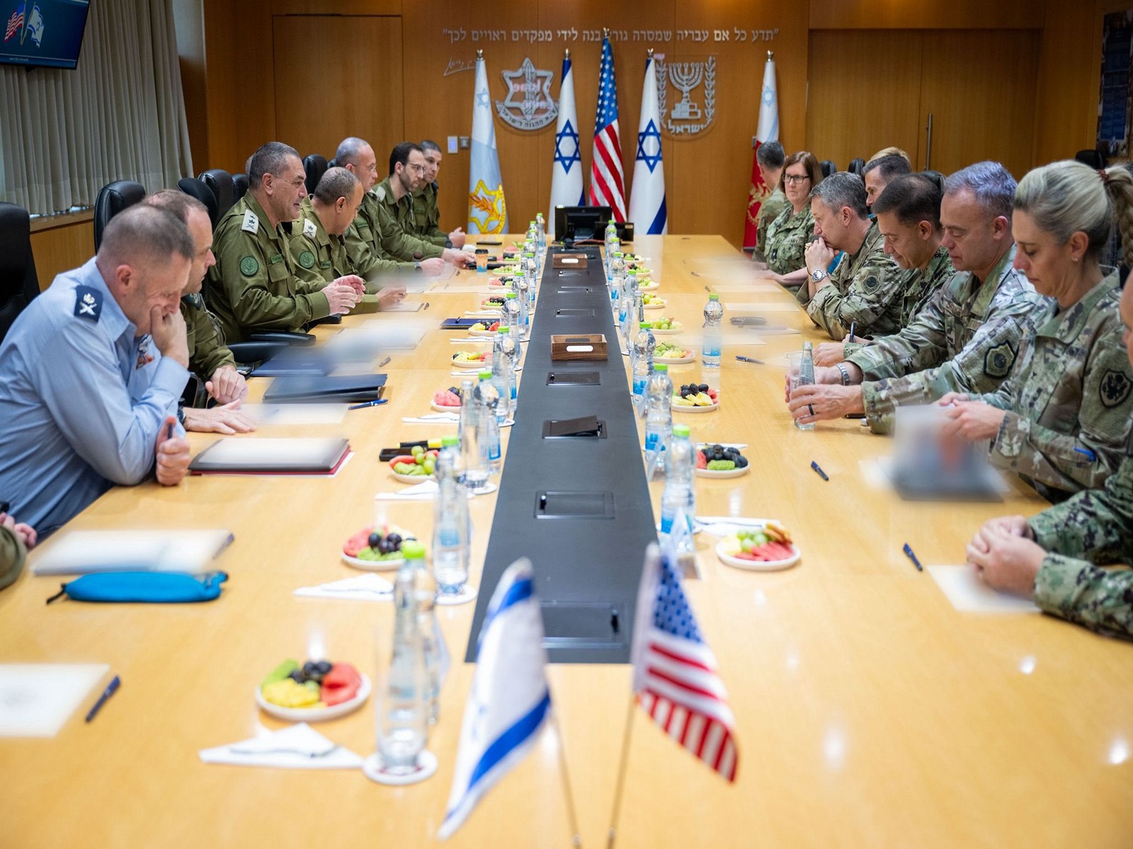 US Joint Chiefs Chair meets IDF Chief in Israel visit (Photo/X/@IDF) US Joint Chiefs Chair meets IDF Chief in Israel visit (Photo/X/@IDF)