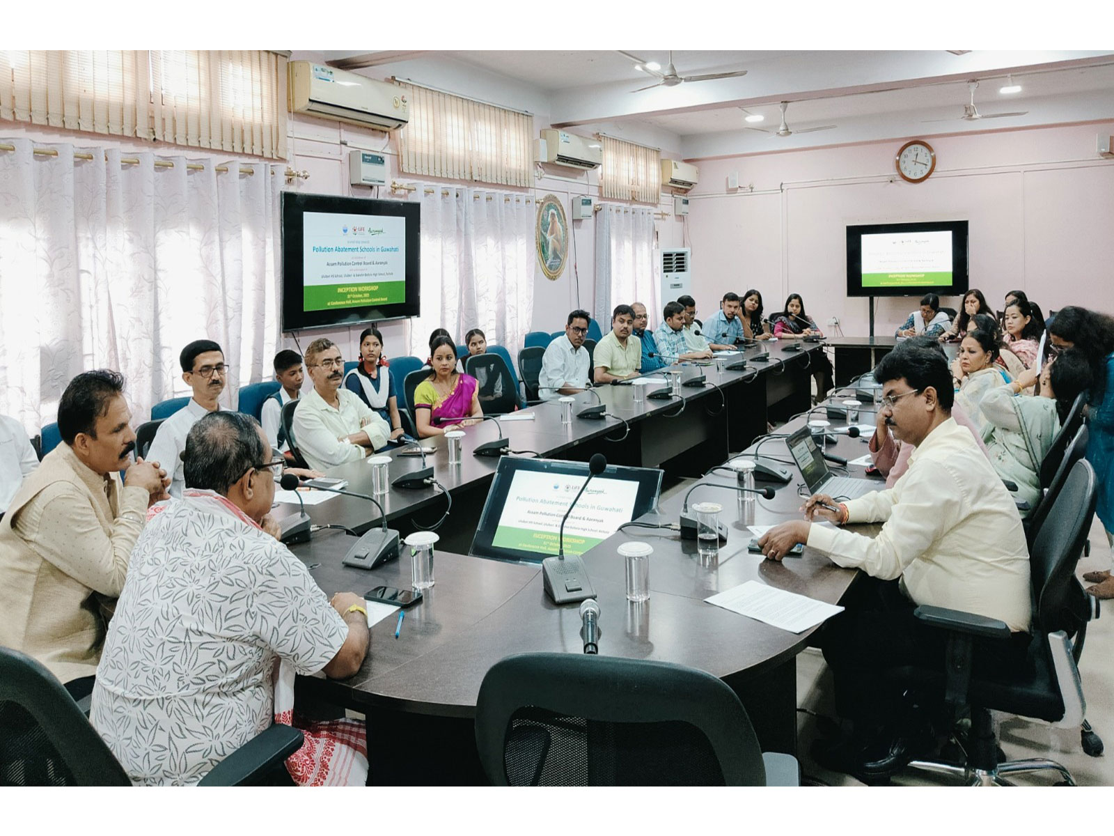 APCB, Aaranyak launch ‘Pollution Abating Schools’ initiative in Guwahati (Photo/ANI)