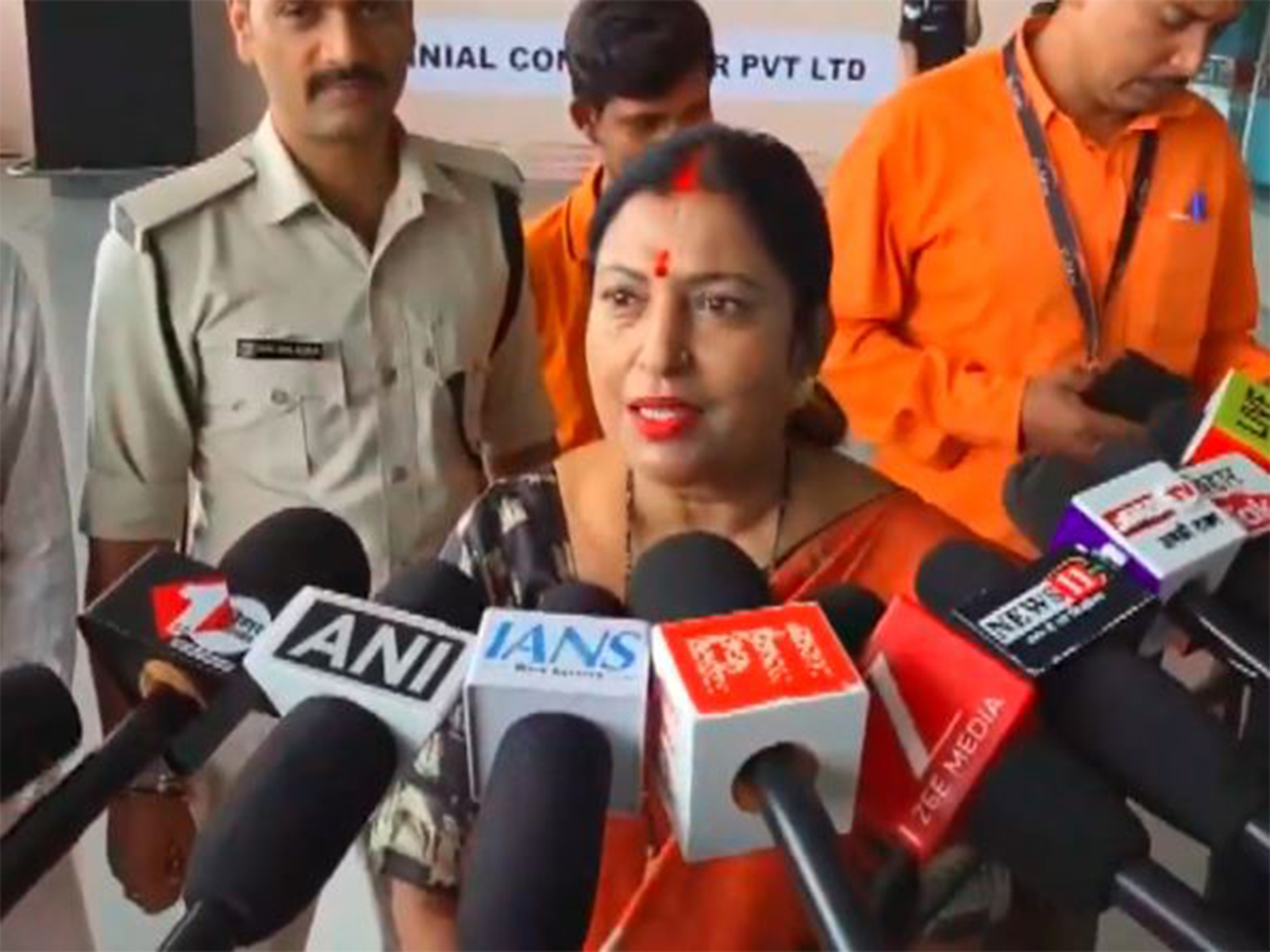 Bharatiya Janata Party (BJP) Rajya Sabha MP Dharmshila Gupta (Photo/ANI) Bharatiya Janata Party (BJP) Rajya Sabha MP Dharmshila Gupta (Photo/ANI)