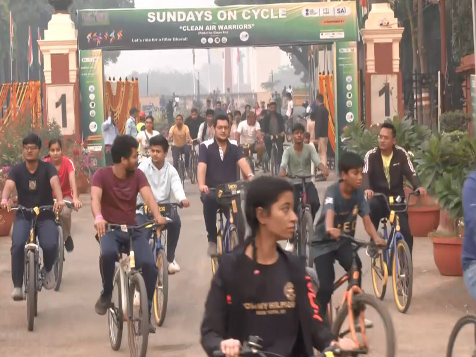 46th Edition of Fit India Sundays. (Photo/ANI) 46th Edition of Fit India Sundays. (Photo/ANI)