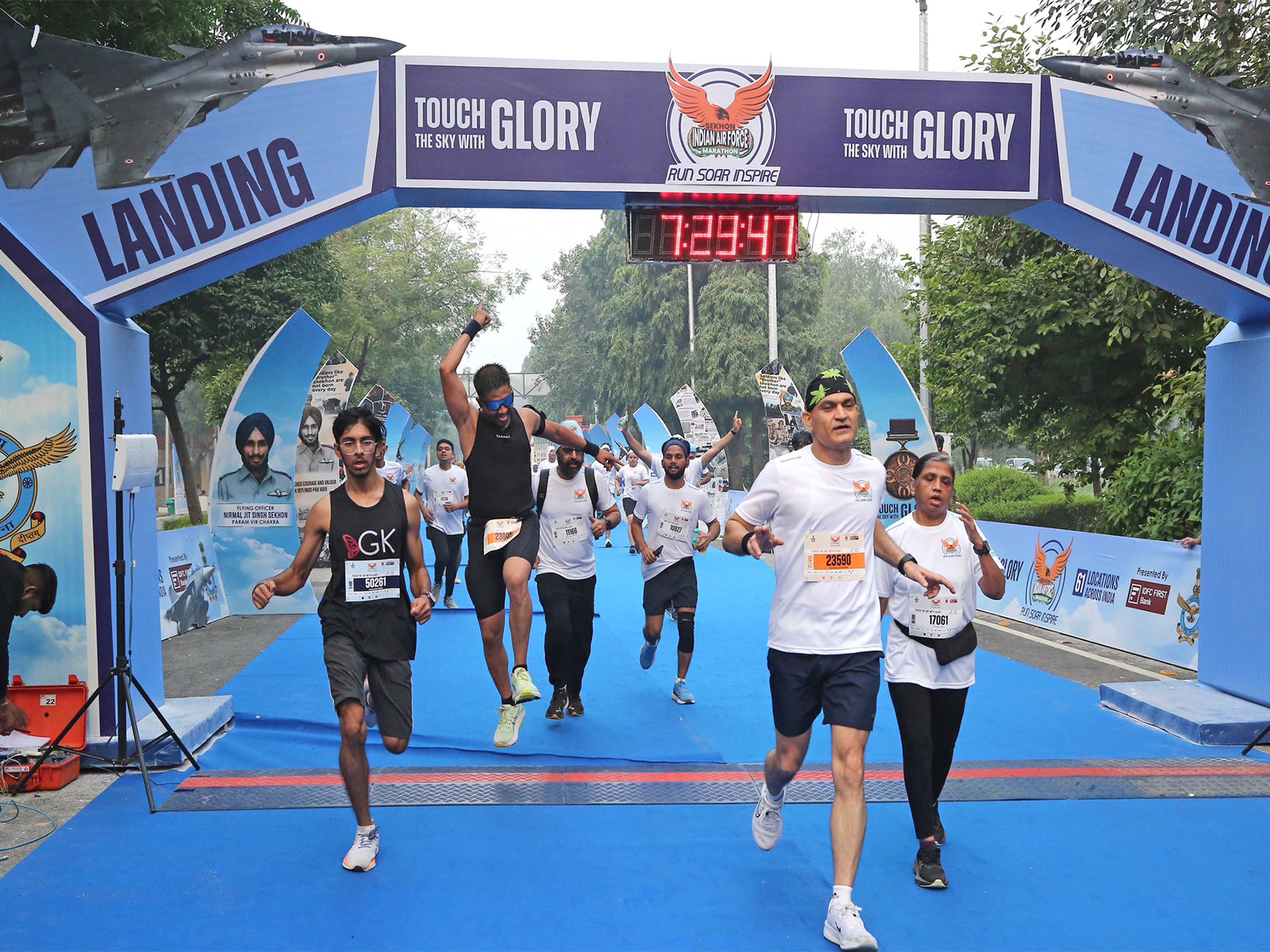 First-ever Sekhon Indian Air Force Marathon 2025 concluded (Photo: x/@SpokespersonMoD)