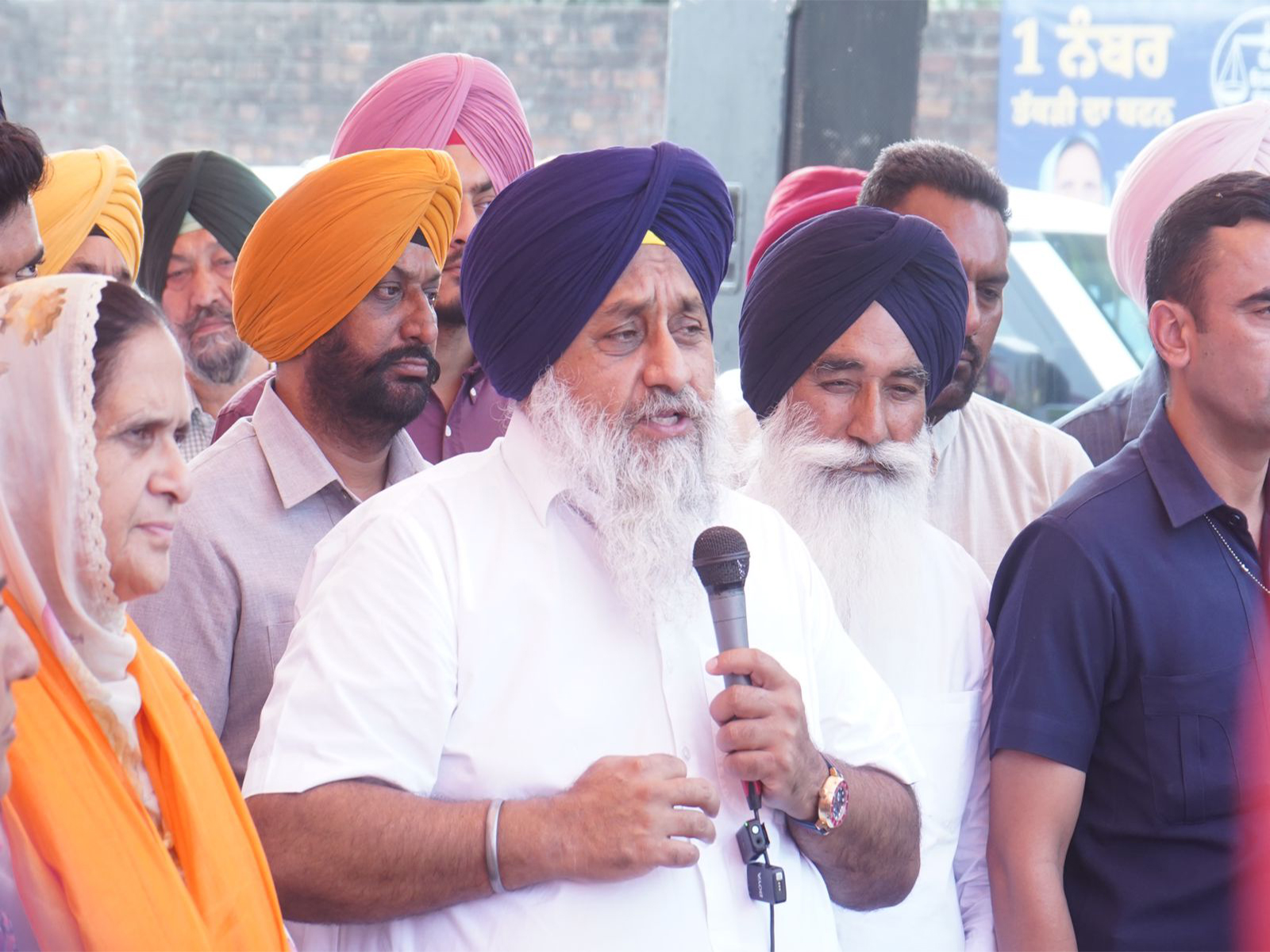 Shiromani Akali Dal (SAD) president Sukhbir Singh Badal (Photo/ANI)