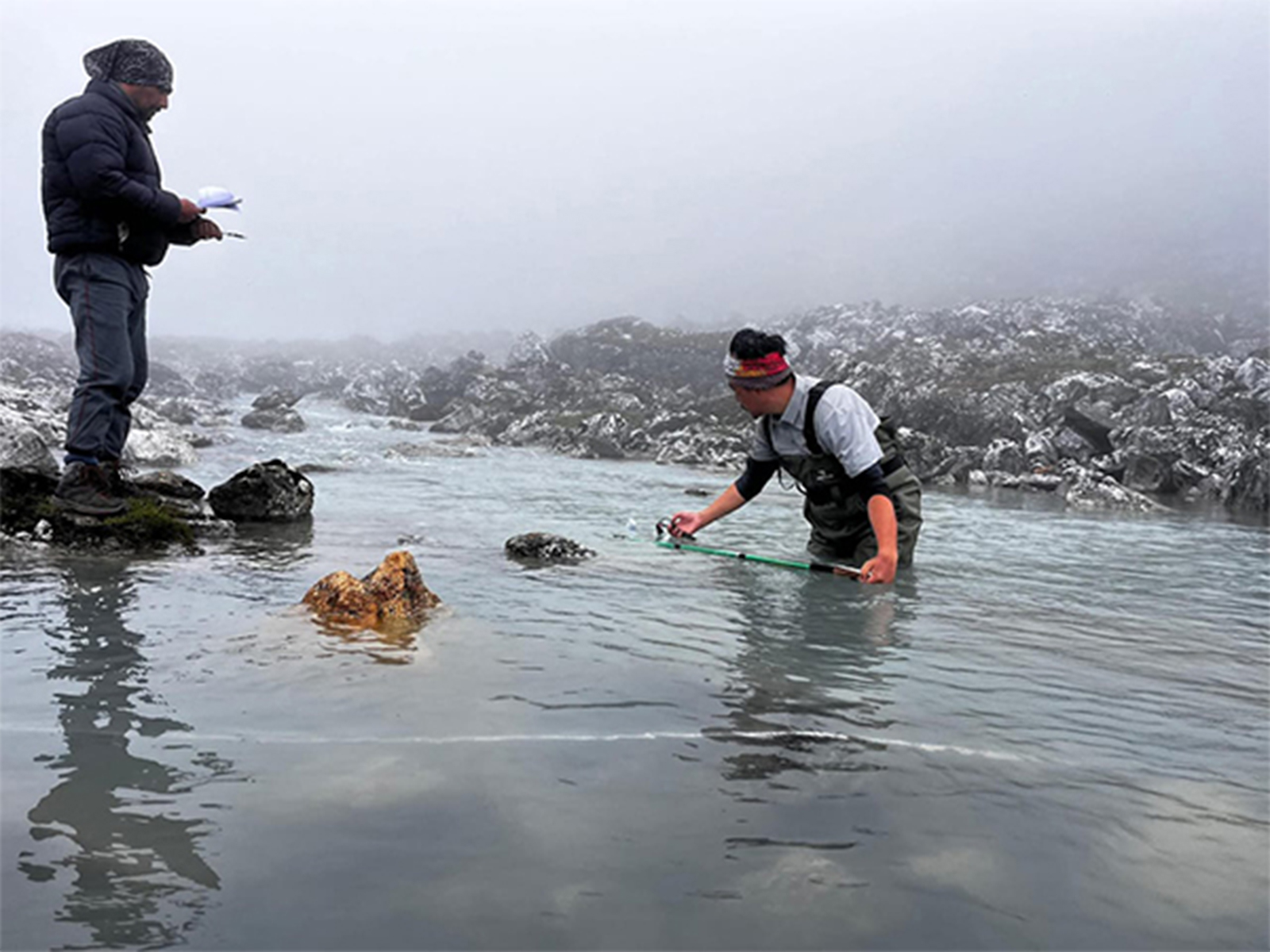 Glacial lake in Sikkim (File Photo/ANI) Glacial lake in Sikkim (File Photo/ANI)