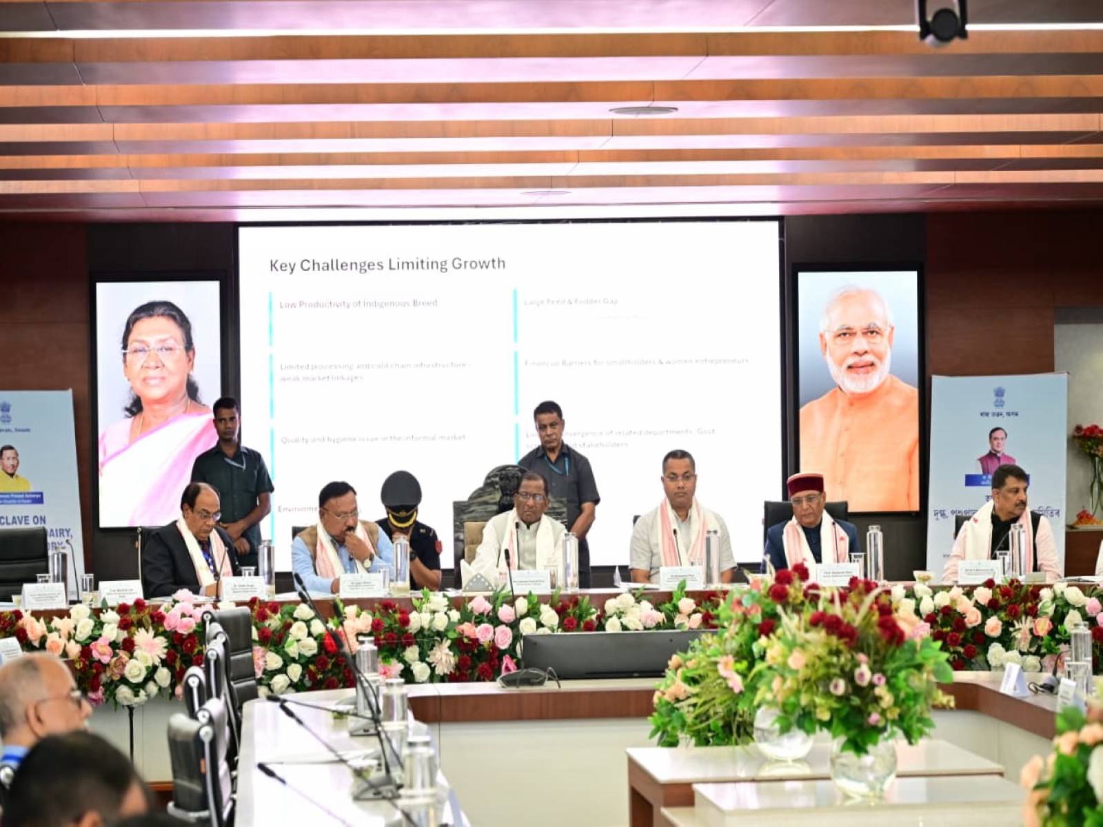 Assam Governor Lakshman Prasad Acharya at conclave on Development of Dairy, Animal Husbandry, and Cooperatives (Photo/@Laxmanacharya54) Assam Governor Lakshman Prasad Acharya at conclave on Development of Dairy, Animal Husbandry, and Cooperatives (Photo/@Laxmanacharya54)
