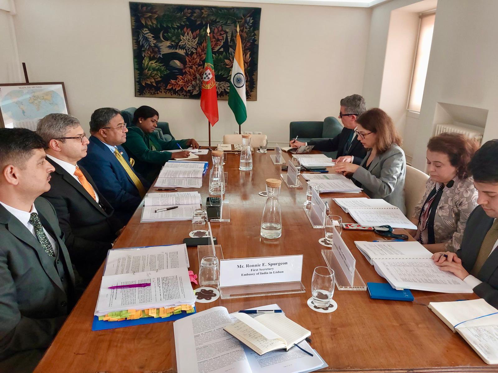 India, Portugal hold 5th round of Foreign Office Consultations in Lisbon (Photo:X/MEA)
