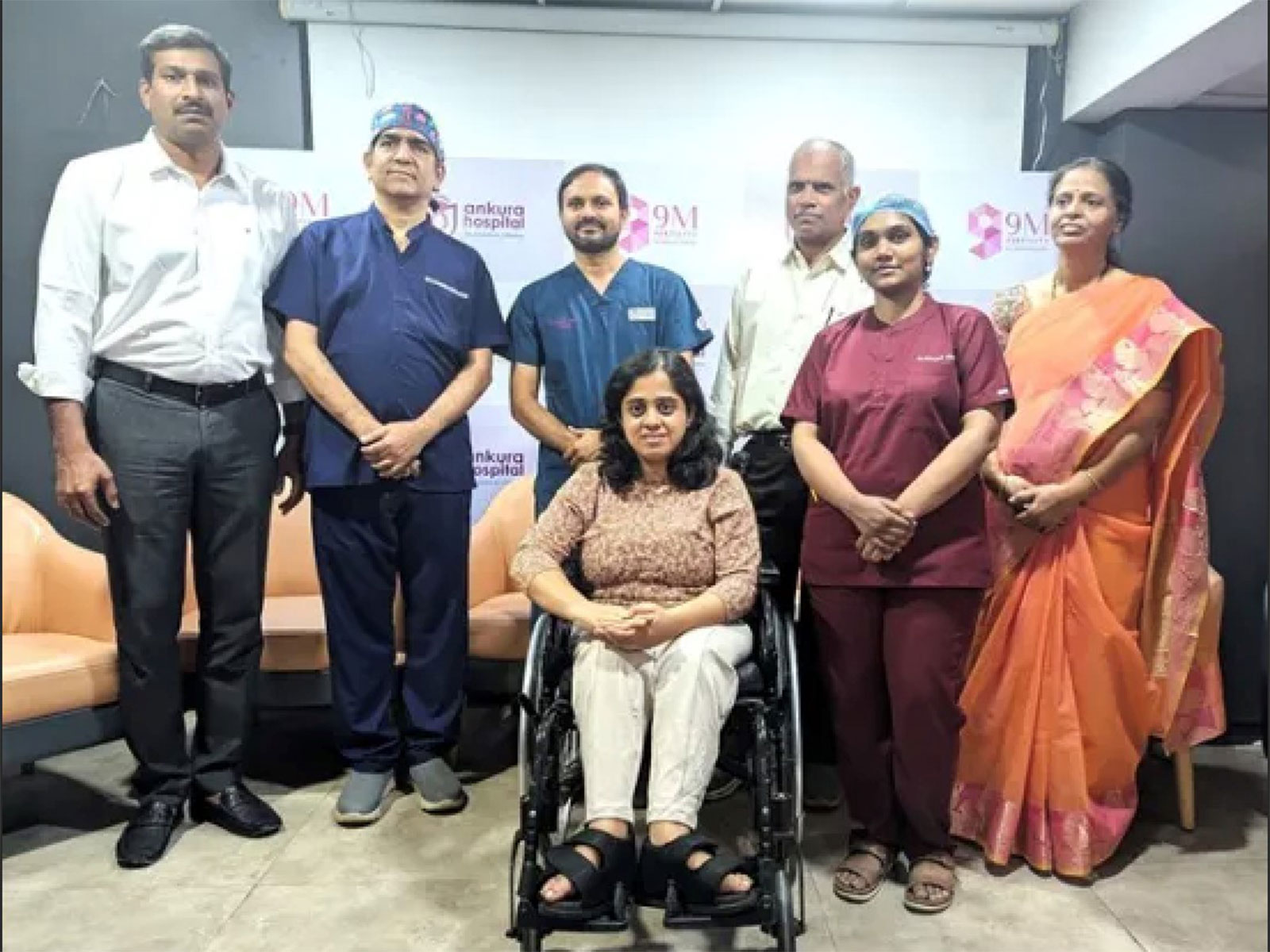 A remarkable medical procedure transformed the life of a 32-year-old woman with Spina bifida in Hyderabad. A remarkable medical procedure transformed the life of a 32-year-old woman with Spina bifida in Hyderabad.