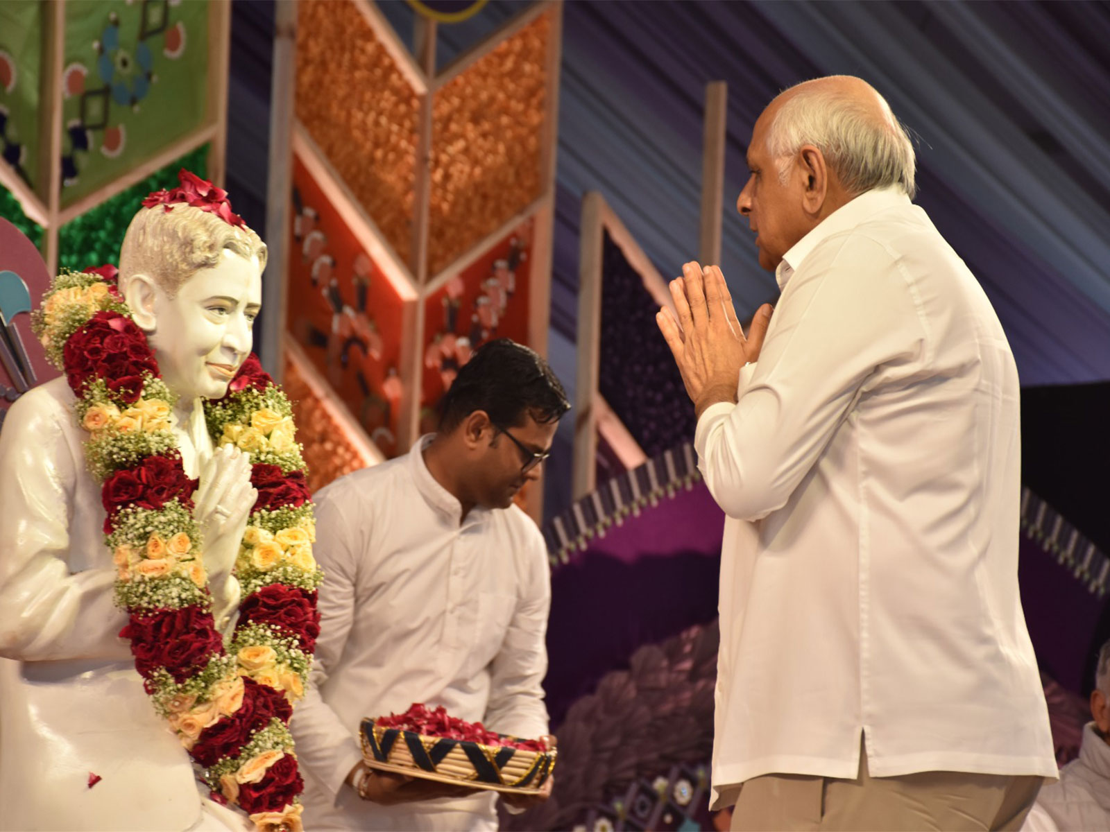 Gujarat CM participates Dada Bhagwan birth anniversary celebration (Photo/Gujarat CMO) Gujarat CM participates Dada Bhagwan birth anniversary celebration (Photo/Gujarat CMO)