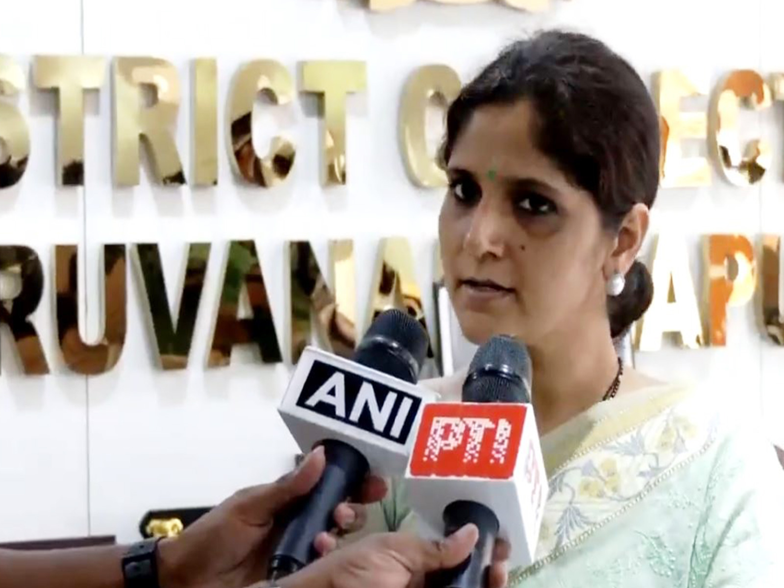 Thiruvananthapuram District Collector Anu Kumari. (Photo/ANI) Thiruvananthapuram District Collector Anu Kumari. (Photo/ANI)
