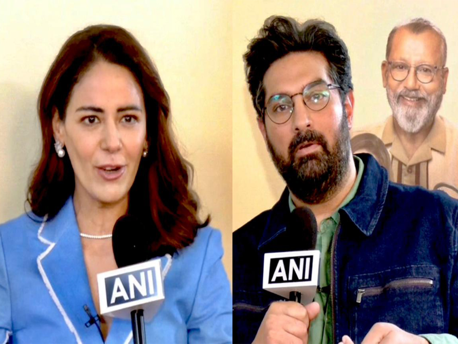 Mona Singh and Kunaal Roy Kapur (Image source/ANI) 