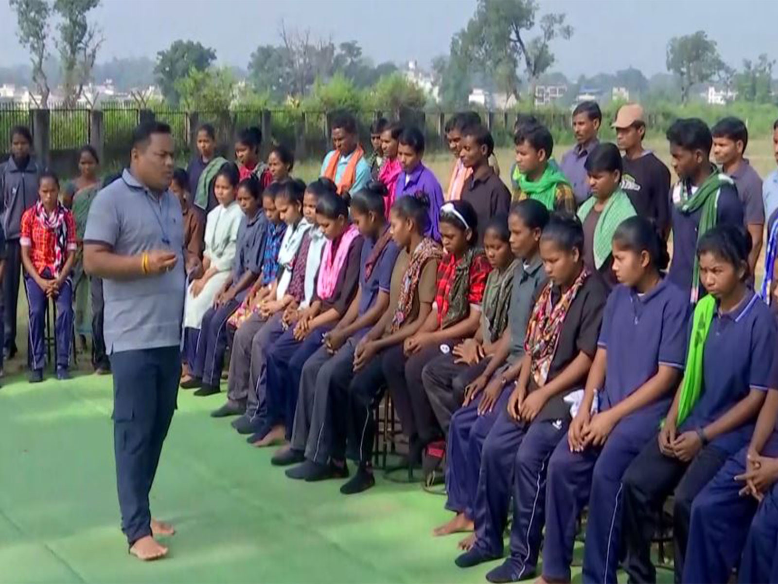 Visual from Livelihood College in Chhattisgarh's Narayanpur (Photo/ANI) Visual from Livelihood College in Chhattisgarh's Narayanpur (Photo/ANI)