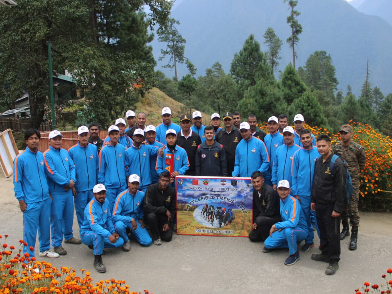 Battlefield Trek of the 63rd Walong Day Commemoration (Photo/ Indian Army) Battlefield Trek of the 63rd Walong Day Commemoration (Photo/ Indian Army)