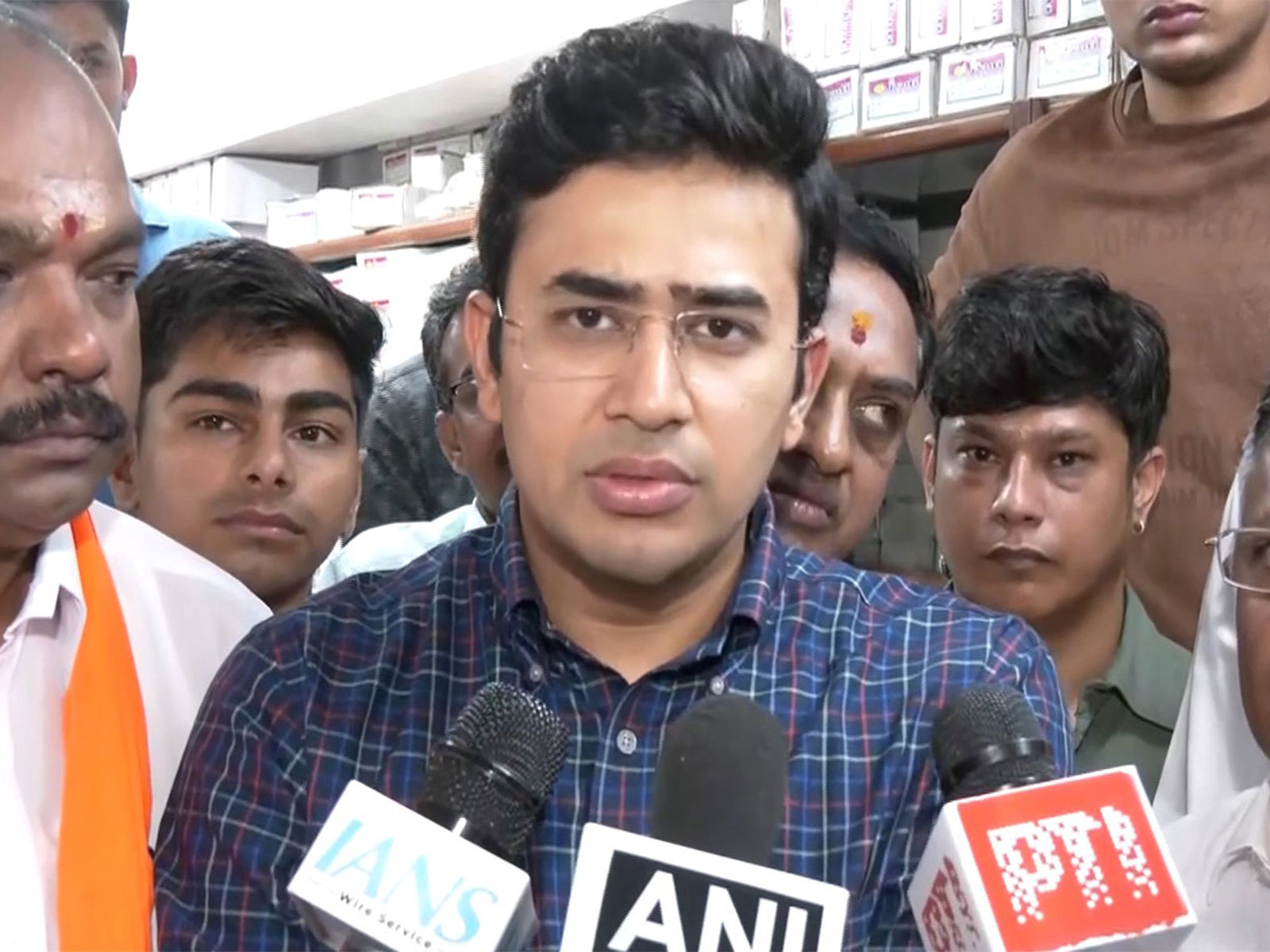 BJP MP Tejasvi Surya (File photo/ANI) BJP MP Tejasvi Surya (File photo/ANI)