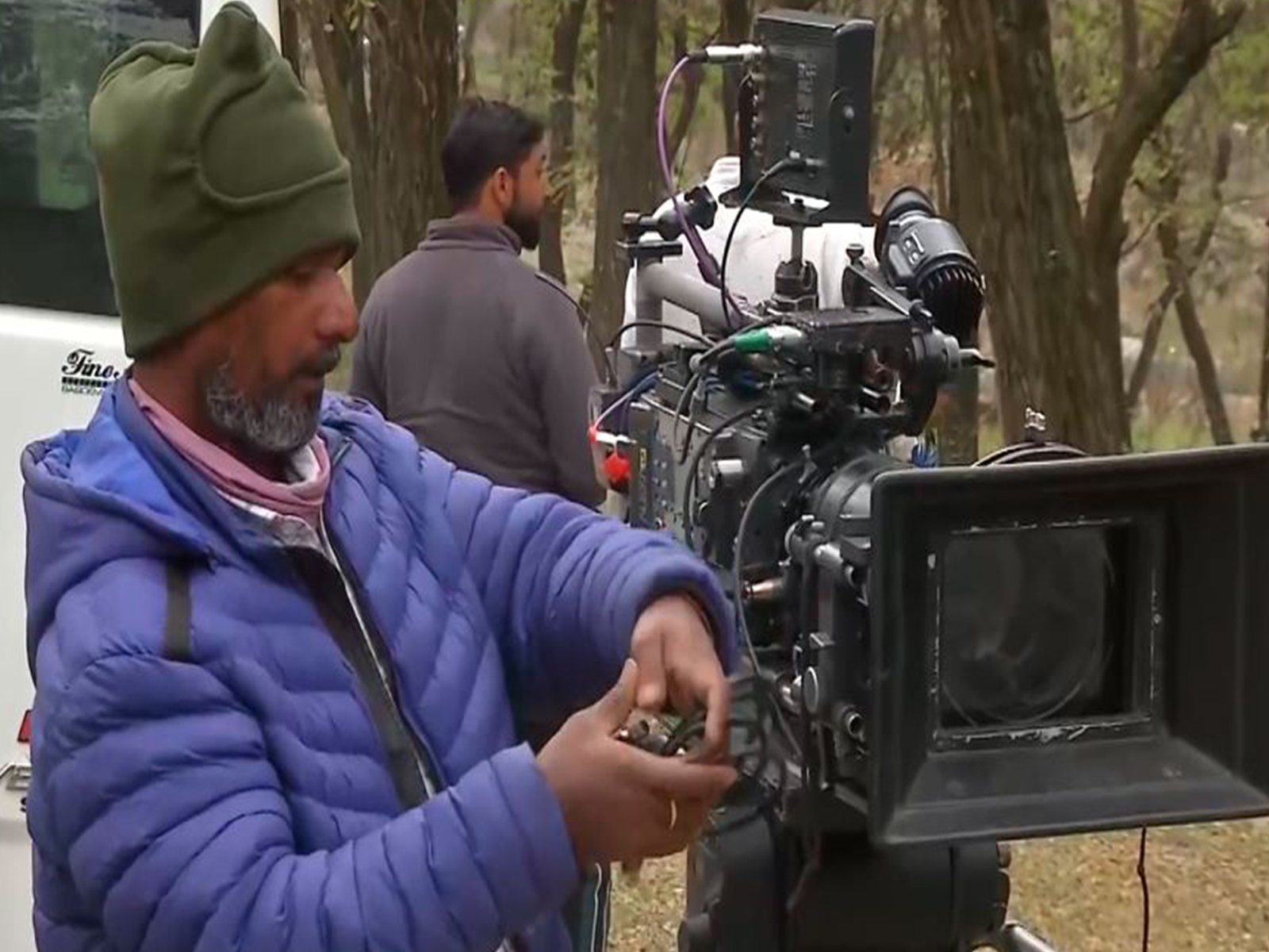 Tollywood film being shot in Srinagar (Image source/ANI) Tollywood film being shot in Srinagar (Image source/ANI)