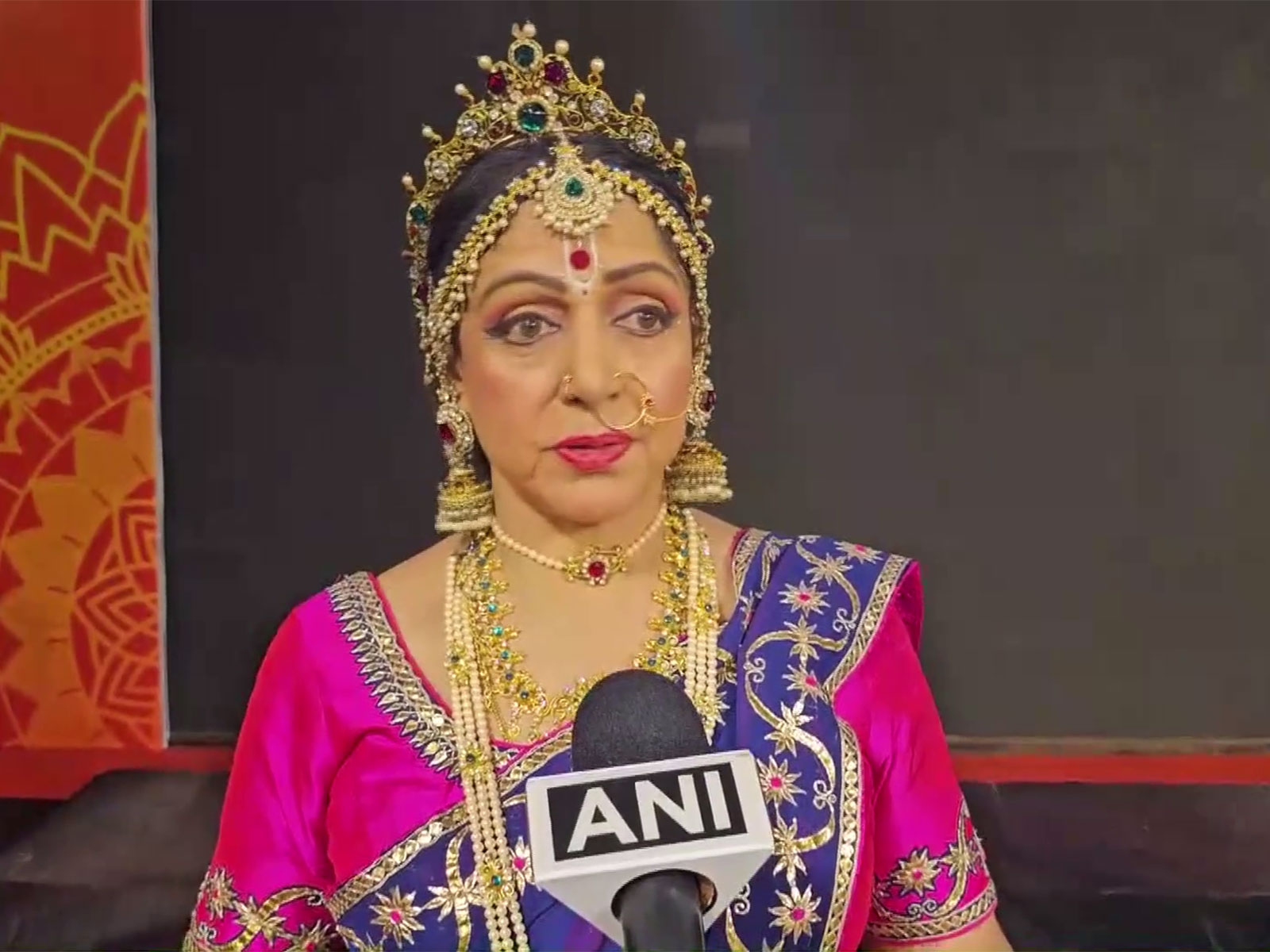 Hema Malini at Brij Raj Utsav (Photo/ANI) Hema Malini at Brij Raj Utsav (Photo/ANI)