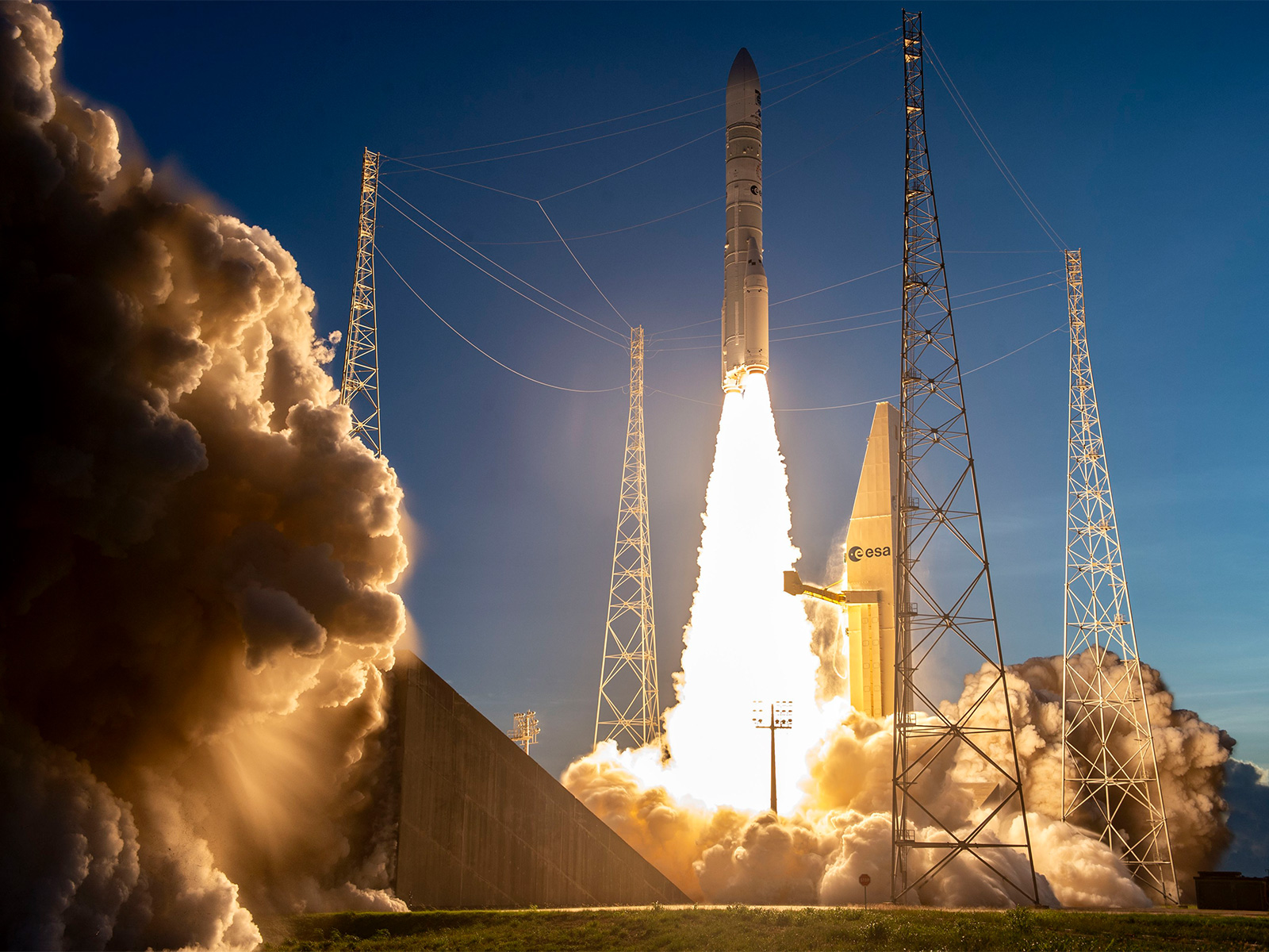Ariane 6's launch carrying Copernicus Sentinel-1D satellite (Photo/X@Arianespace)