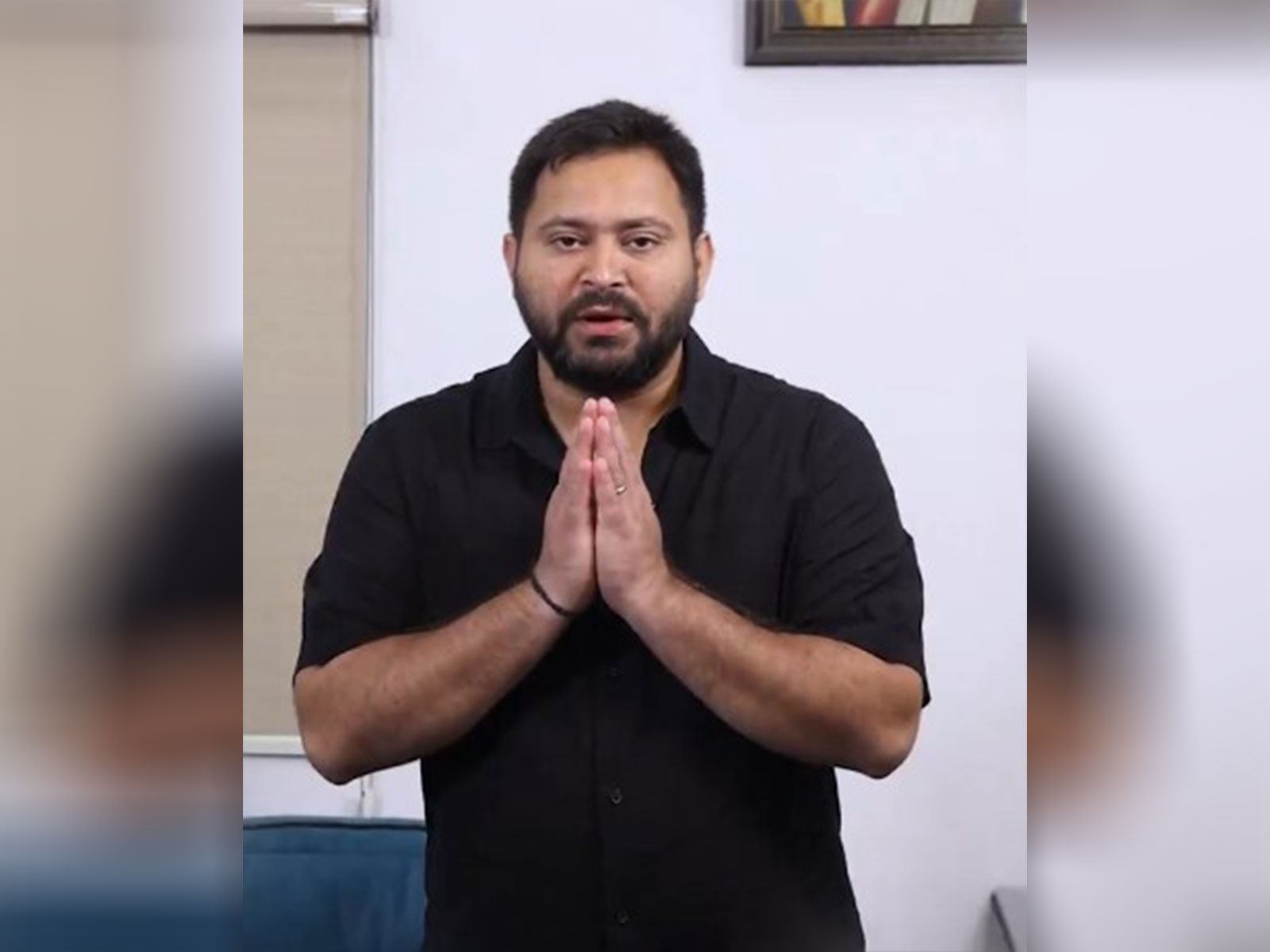 Mahagathbandhan Chief Ministerial face and RJD’s candidate from Raghopur assembly constituency Tejashwi Yadav (Photo/X@yadavtejashwi)