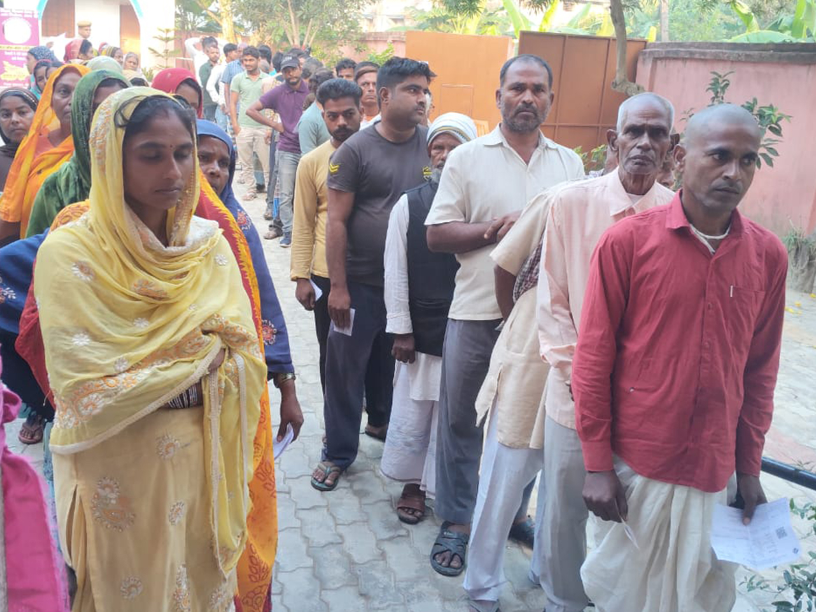 Voting underway in Vaishali (Photo/X@CEOBihar) Voting underway in Vaishali (Photo/X@CEOBihar)