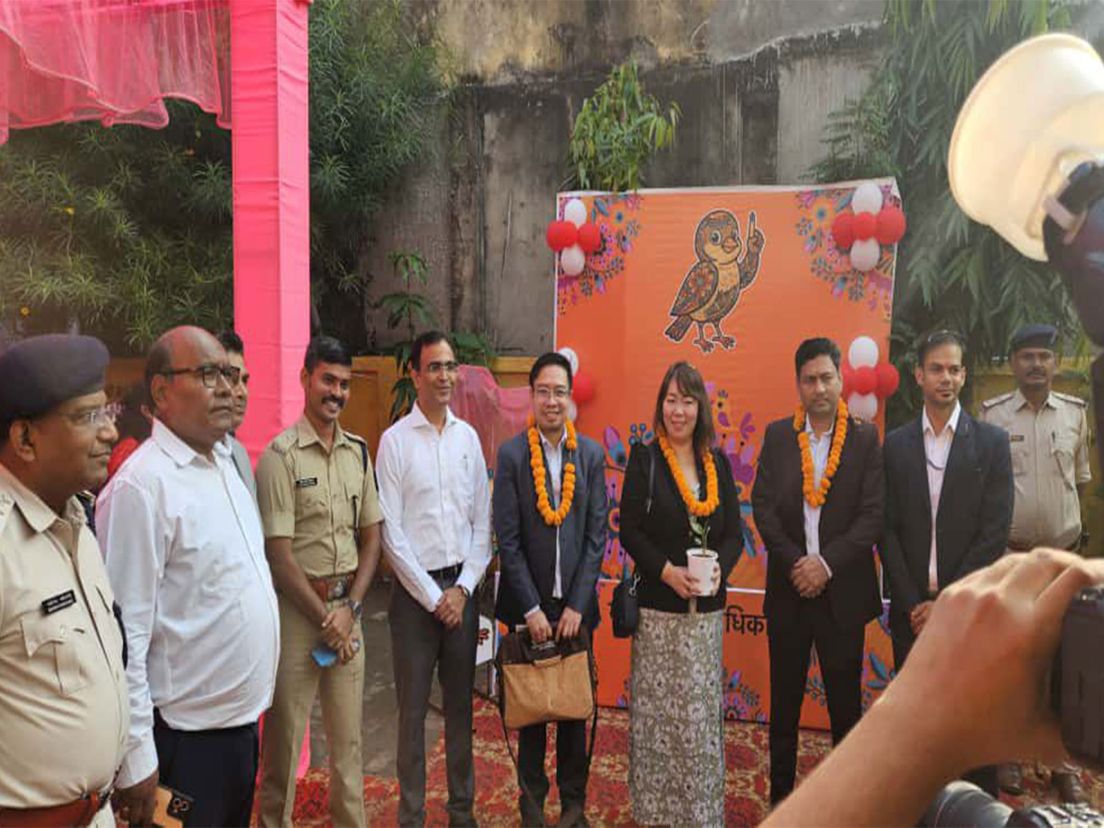 A delegation of Thailand visited a polling booth in Patna (Photo/ANI) A delegation of Thailand visited a polling booth in Patna (Photo/ANI)