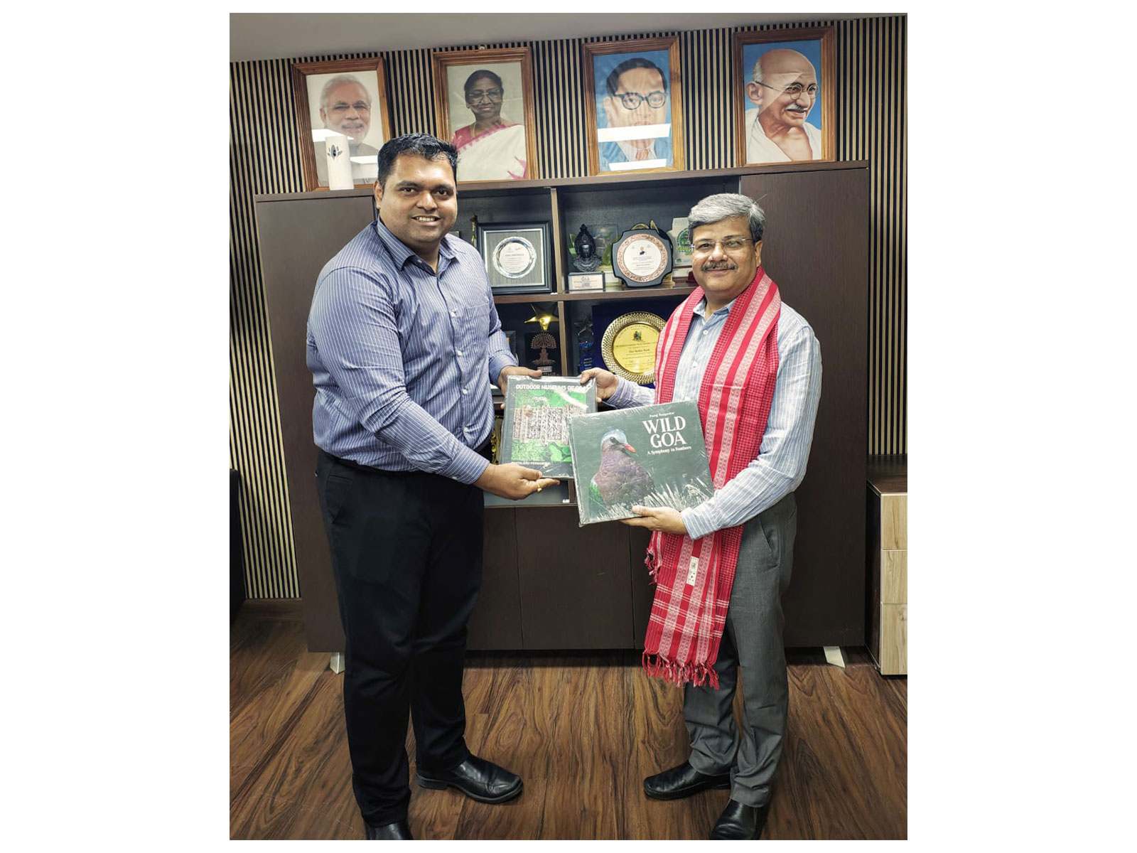 Goa Tourism Director Kedar Naik Meets Madhya Pradesh Principal Secretary Shukla (Photo/Goa Tourism PRO)