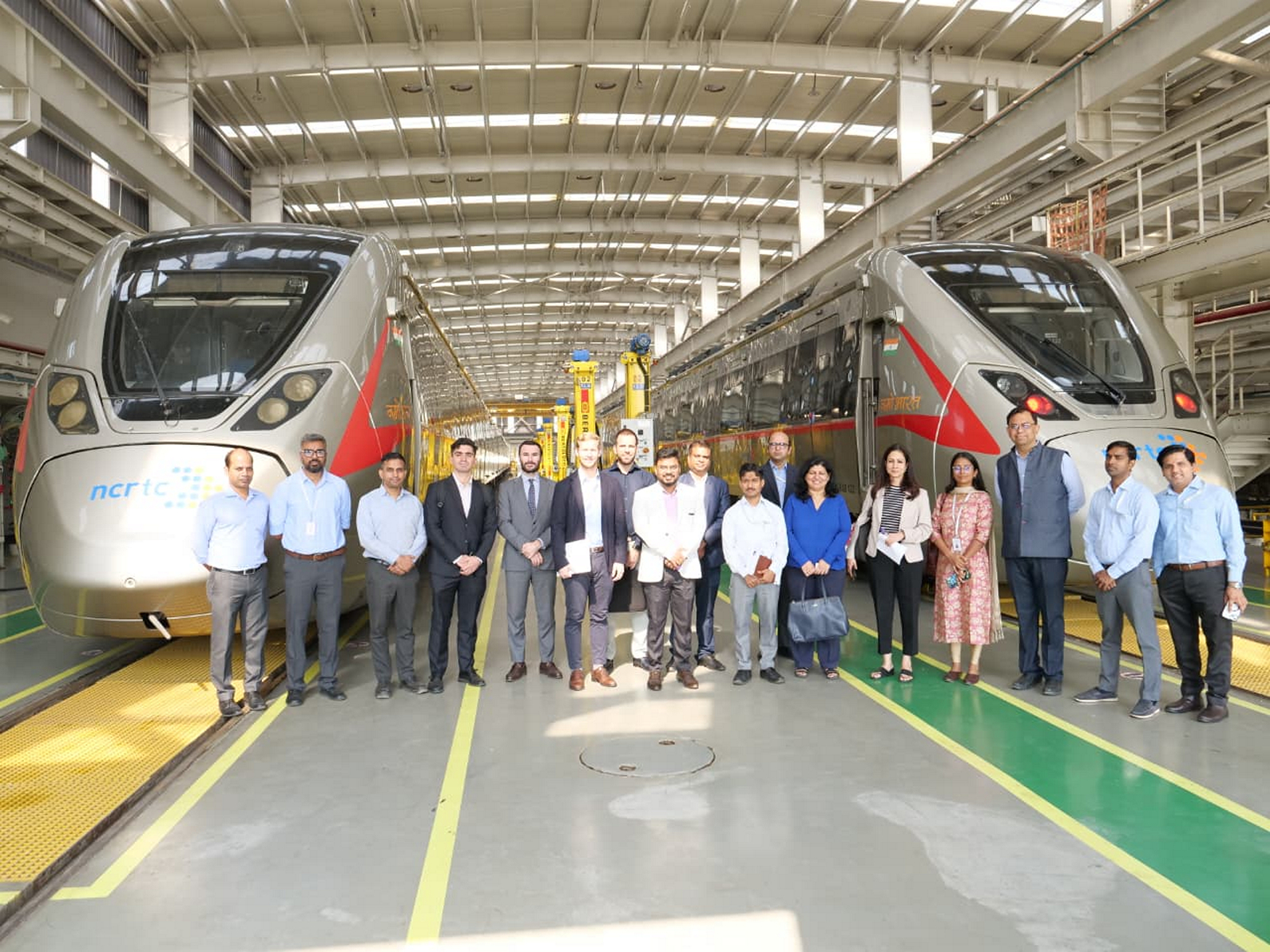 Spanish business delegation visits Namo Bharat corridor (Photo/NCRTC) Spanish business delegation visits Namo Bharat corridor (Photo/NCRTC)