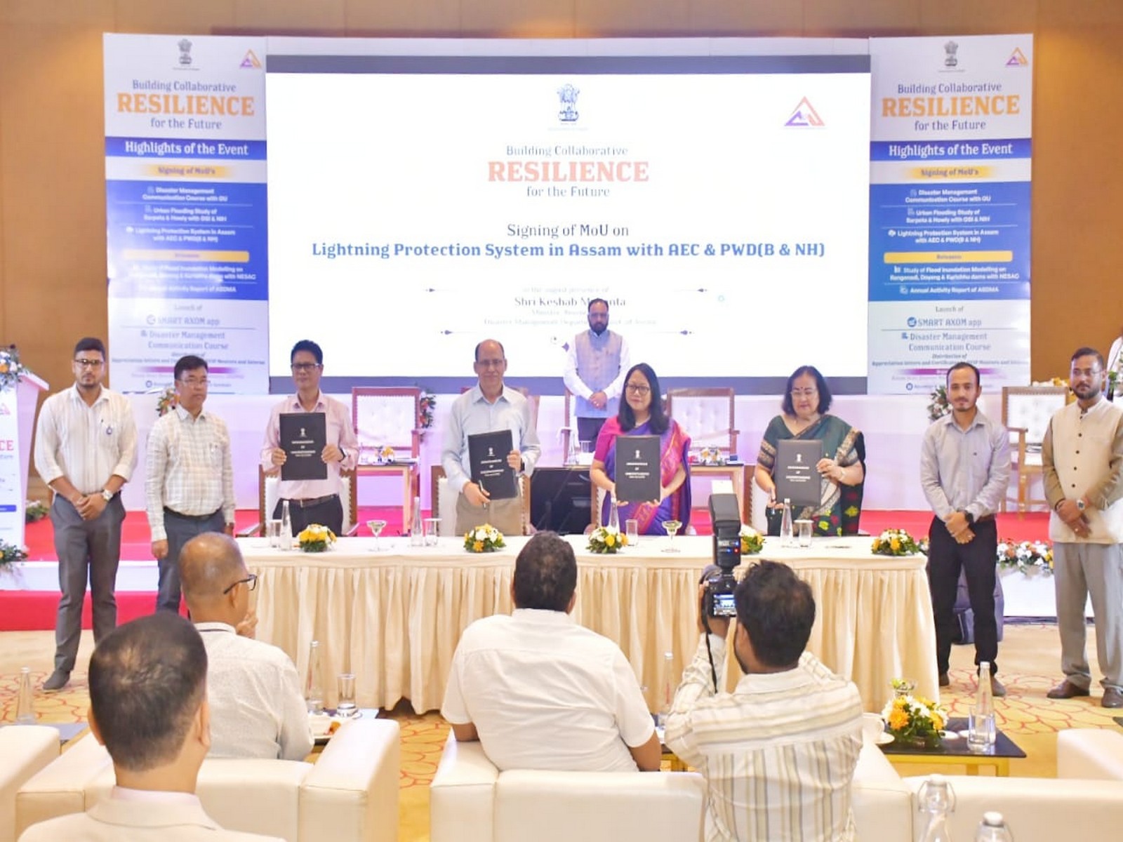 ASDMA organises ceremonial launch, MoUs signing and release programme titled “Building Collaborative Resilience for the Future”. (Photo/ANI) 