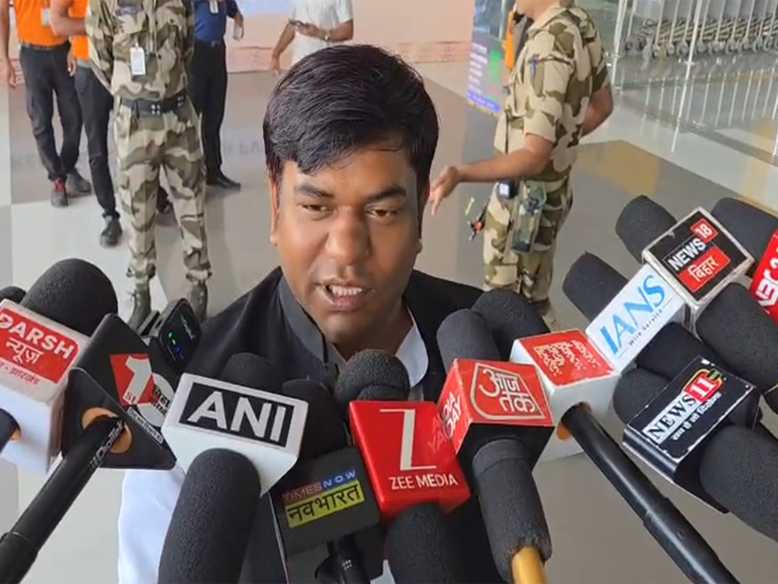 Vikasheel Insaan Party and Mahagathbandhan’s Deputy Chief Minister’s face Mukesh Sahani (Photo/ANI) Vikasheel Insaan Party and Mahagathbandhan’s Deputy Chief Minister’s face Mukesh Sahani (Photo/ANI)