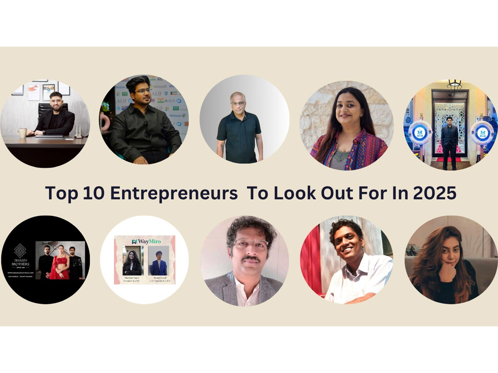 Top 10 Entrepreneurs To Look Out For In 2025