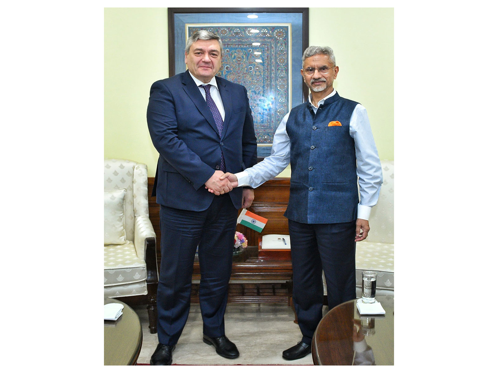 EAM Jaishankar meets Russian Deputy FM Rudenko (Photo/X@DrSJaishankar) EAM Jaishankar meets Russian Deputy FM Rudenko (Photo/X@DrSJaishankar)