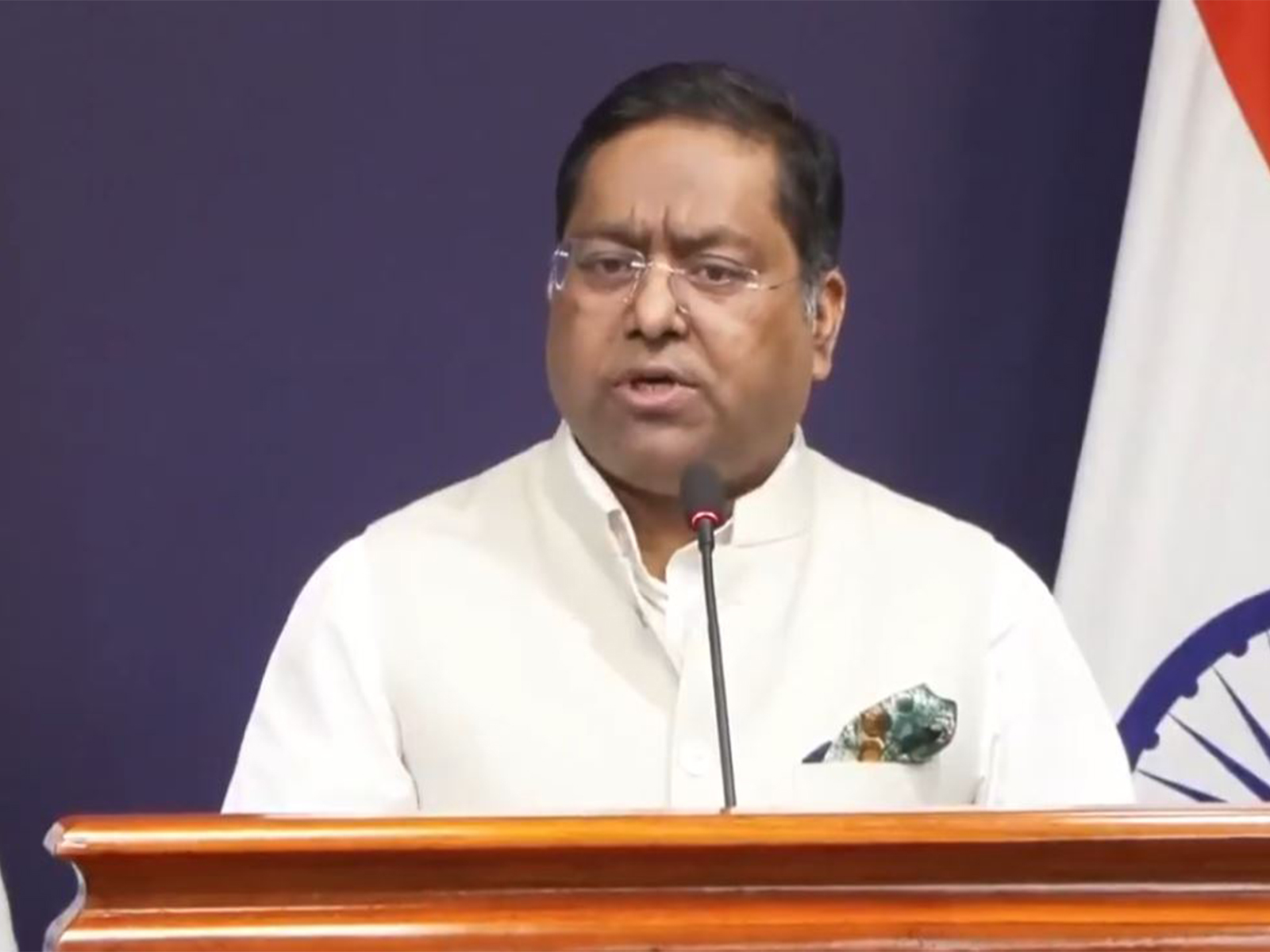 MEA spokesperson Randhir Jaiswal (Photo/ANI) MEA spokesperson Randhir Jaiswal (Photo/ANI)