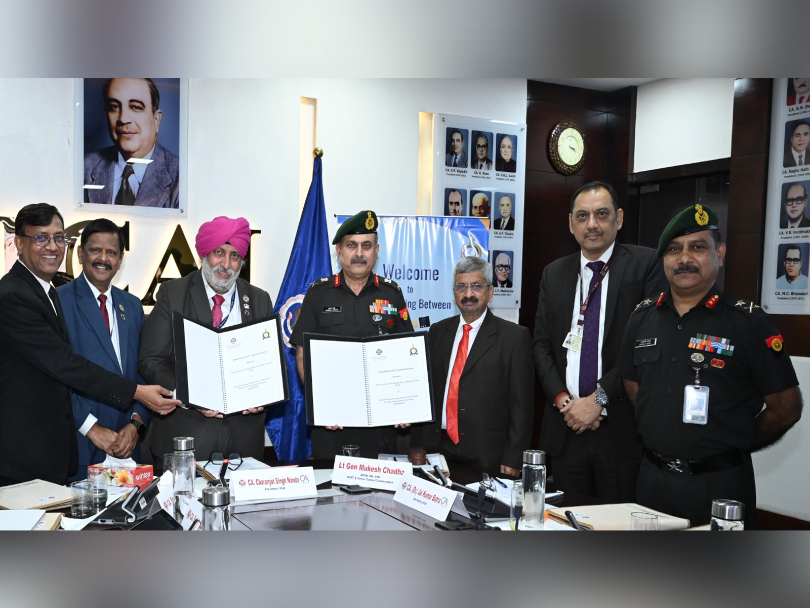 ICAI, Indian Army ink MoU (Photo/ICAI) ICAI, Indian Army ink MoU (Photo/ICAI)