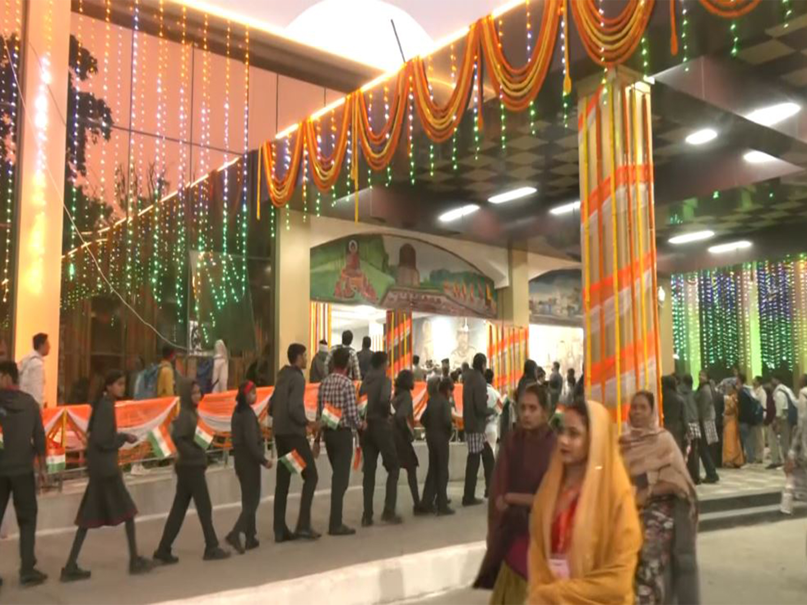 Preparations underway at Varanasi Junction railway station (Photo/ANI)