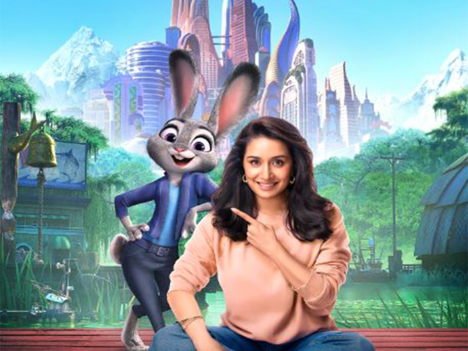 Shraddha Kapoor steps in as Judy Hopps (Photo/Instagram@disneyfilmsindia)